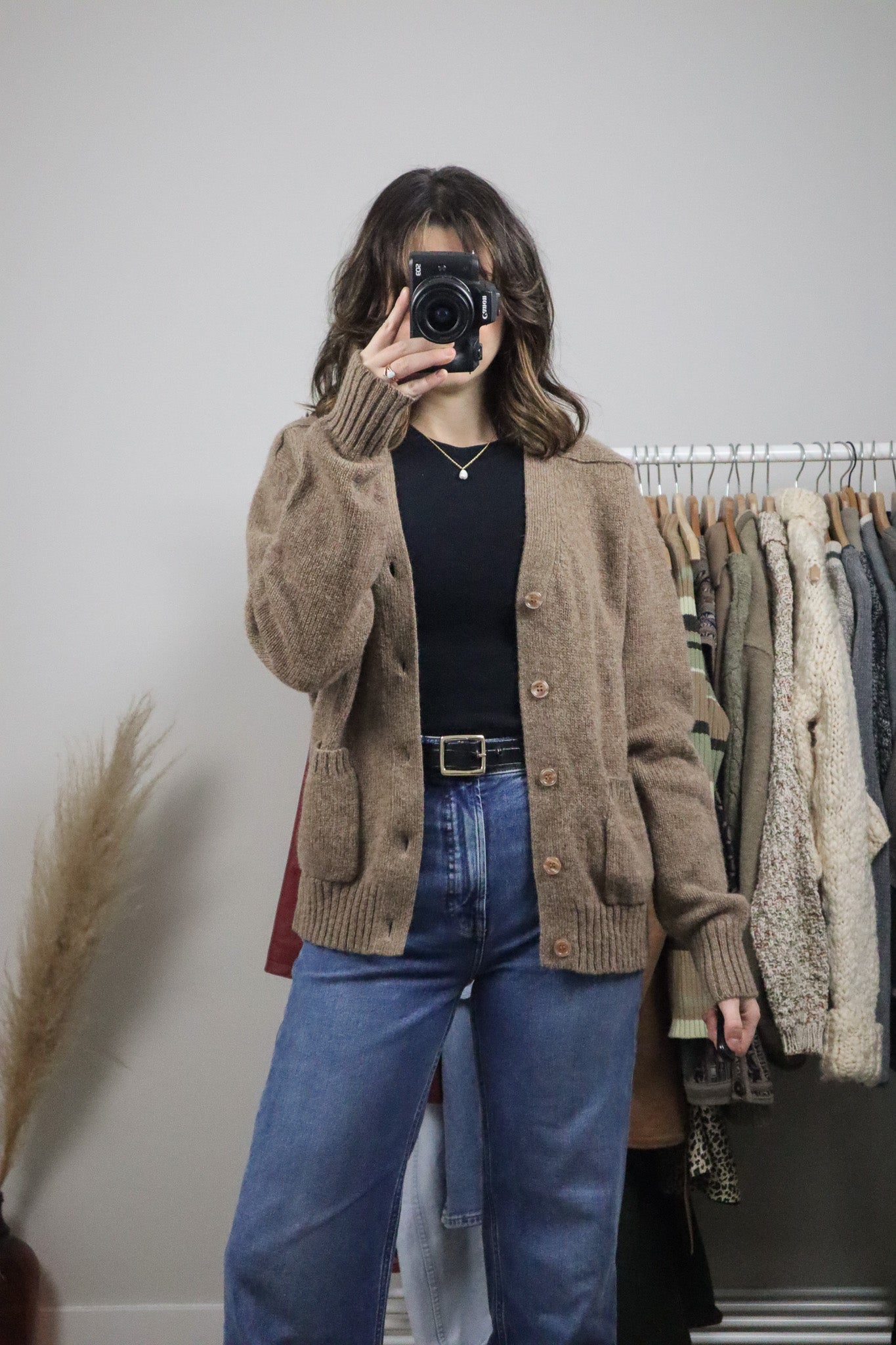 Vintage x Wool Knit Cardigan (XS-M)