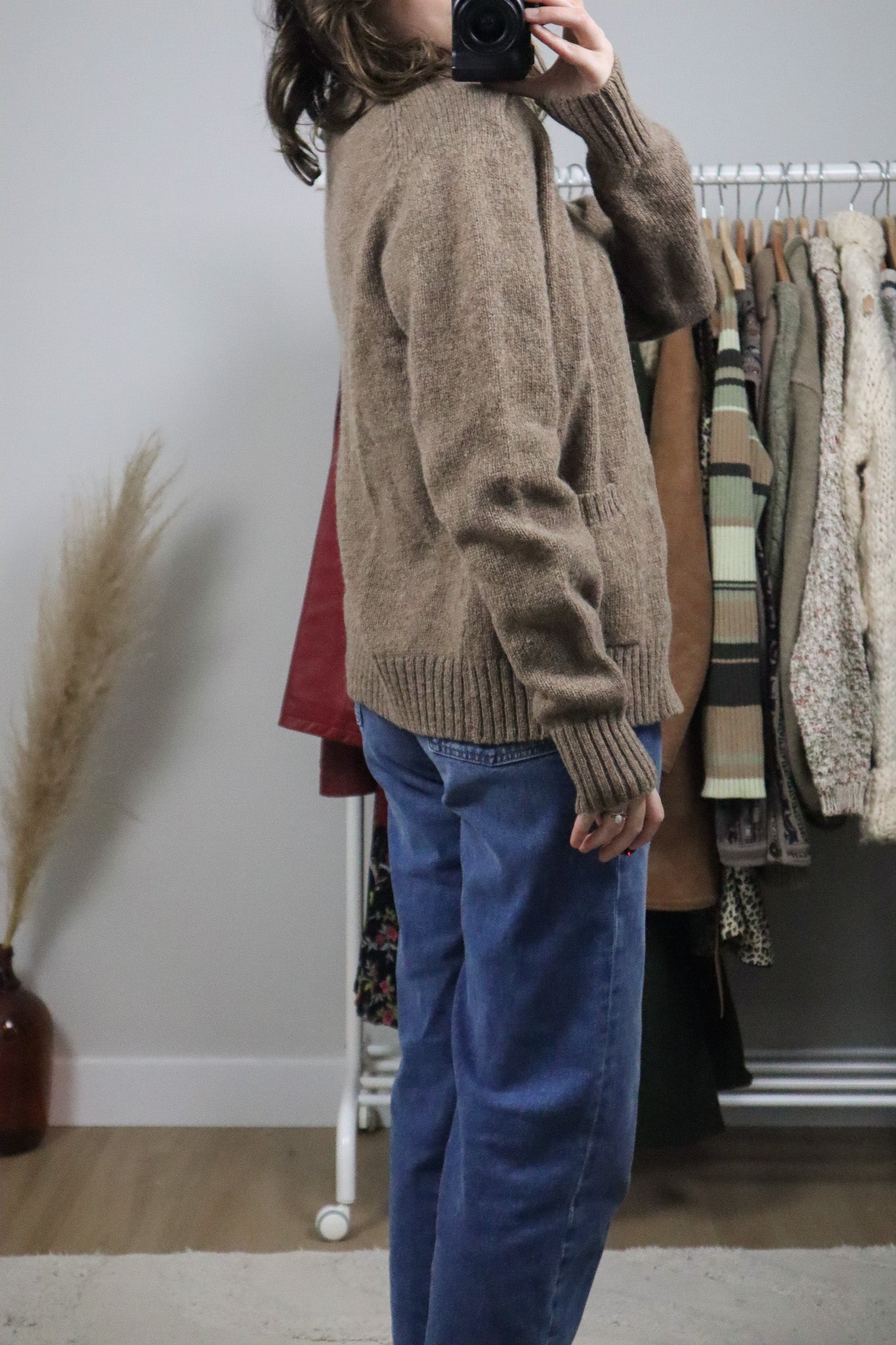 Vintage x Wool Knit Cardigan (XS-M)