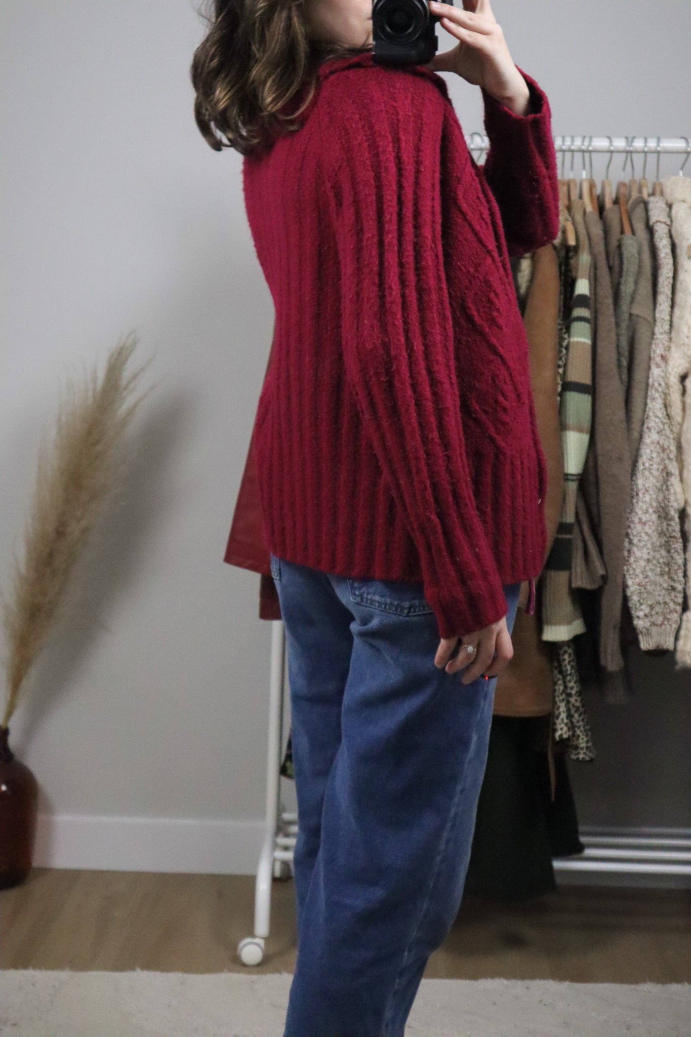 Vintage x Zip-Up Knit (M)