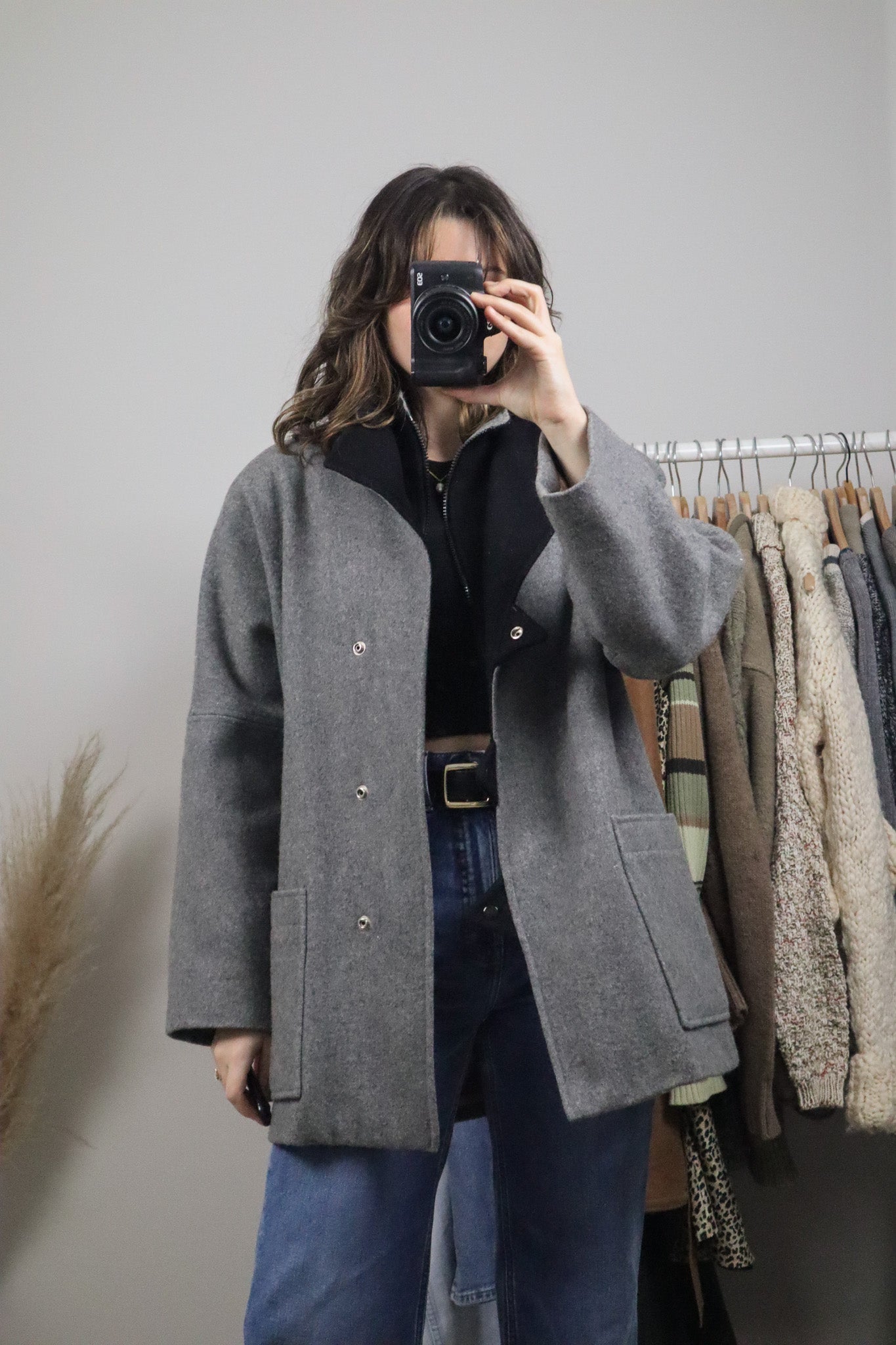 Made in Canada x Vintage x Wool Blend Coat (10-14)
