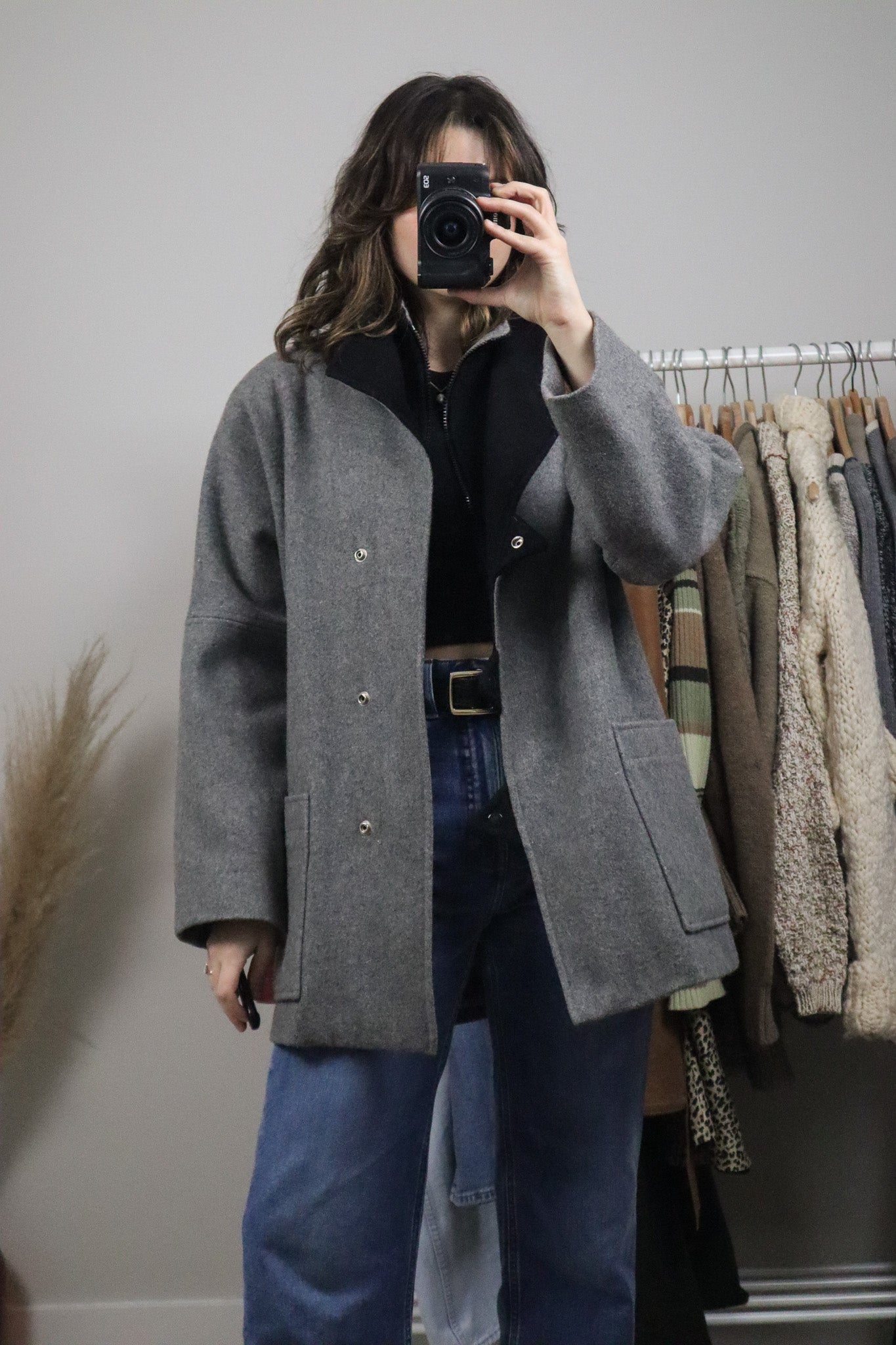 Made in Canada x Vintage x Wool Blend Coat (10-14)