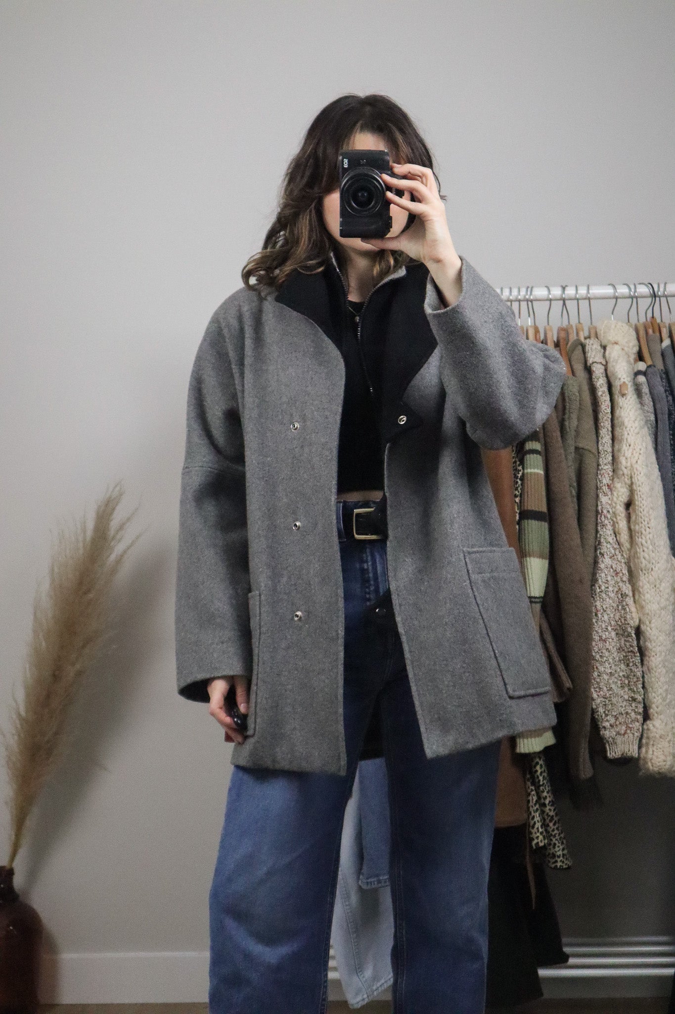 Made in Canada x Vintage x Wool Blend Coat (10-14)