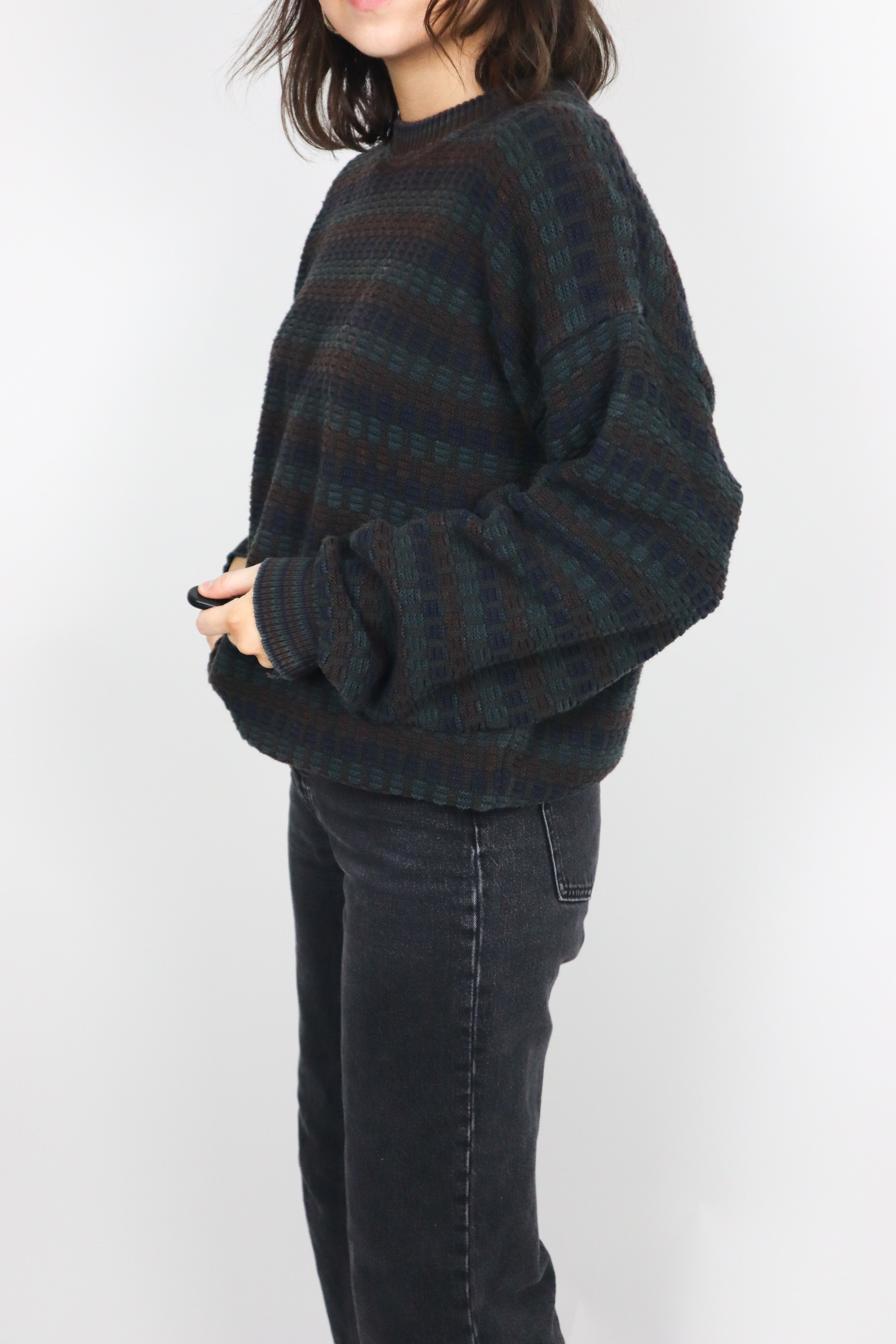 Made in Canada x Vintage x Textured Knit (S)