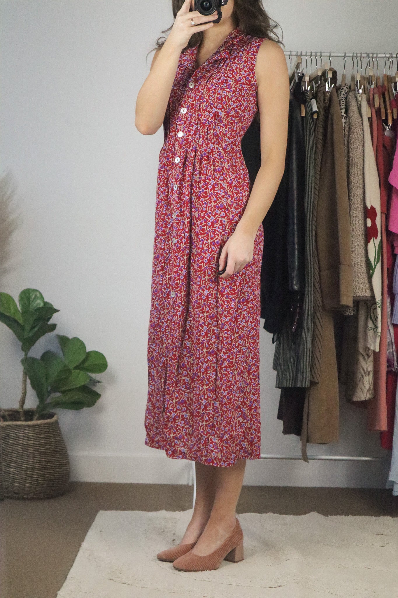 Vintage x Floral Maxi Dress (4)
