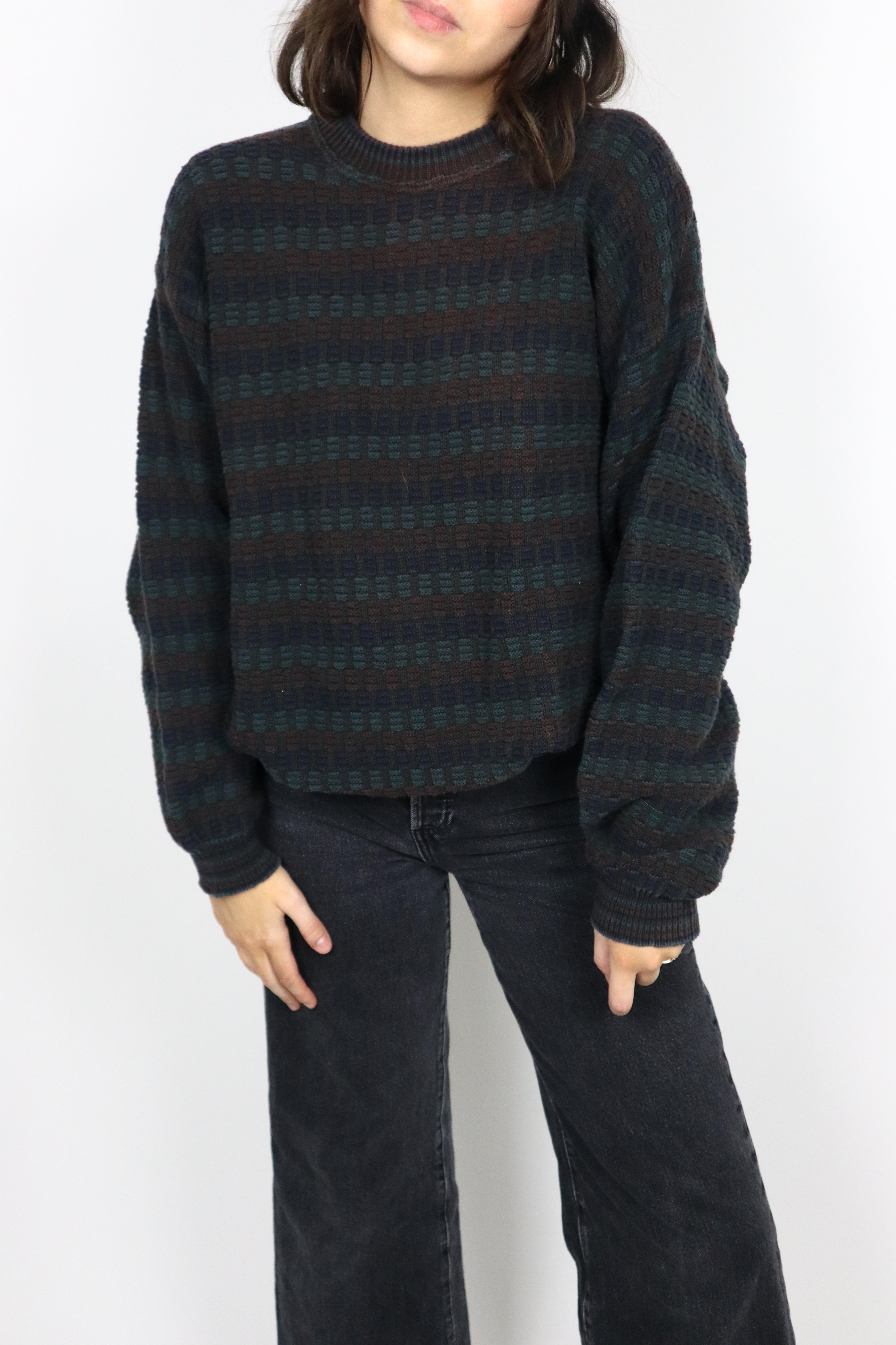 Made in Canada x Vintage x Textured Knit (S)
