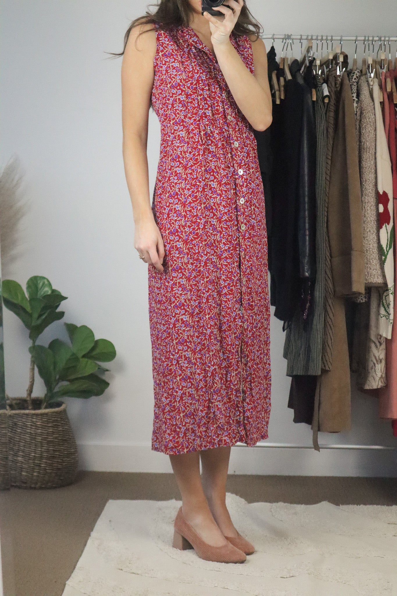 Vintage x Floral Maxi Dress (4)