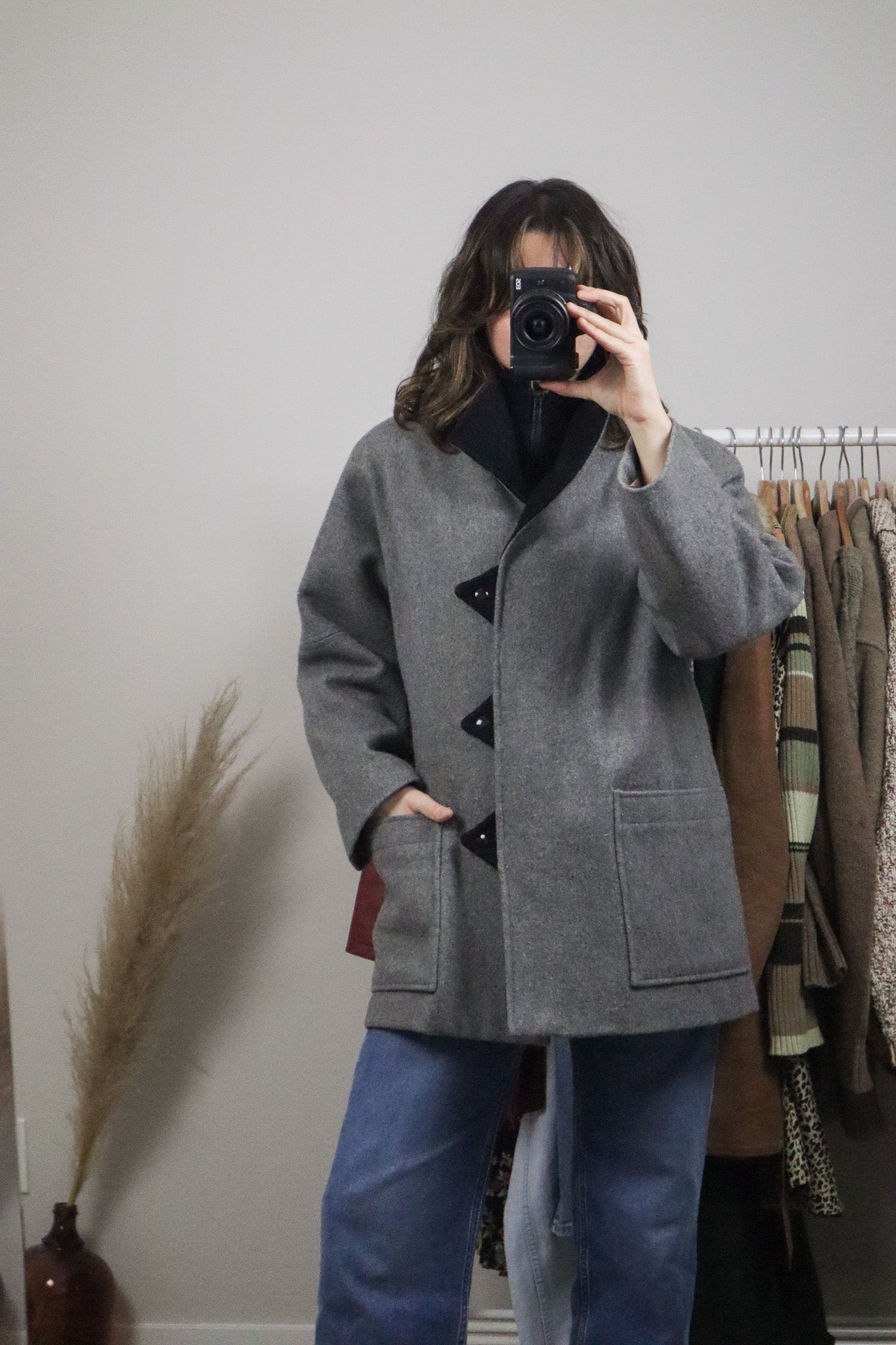 Made in Canada x Vintage x Wool Blend Coat (10-14)