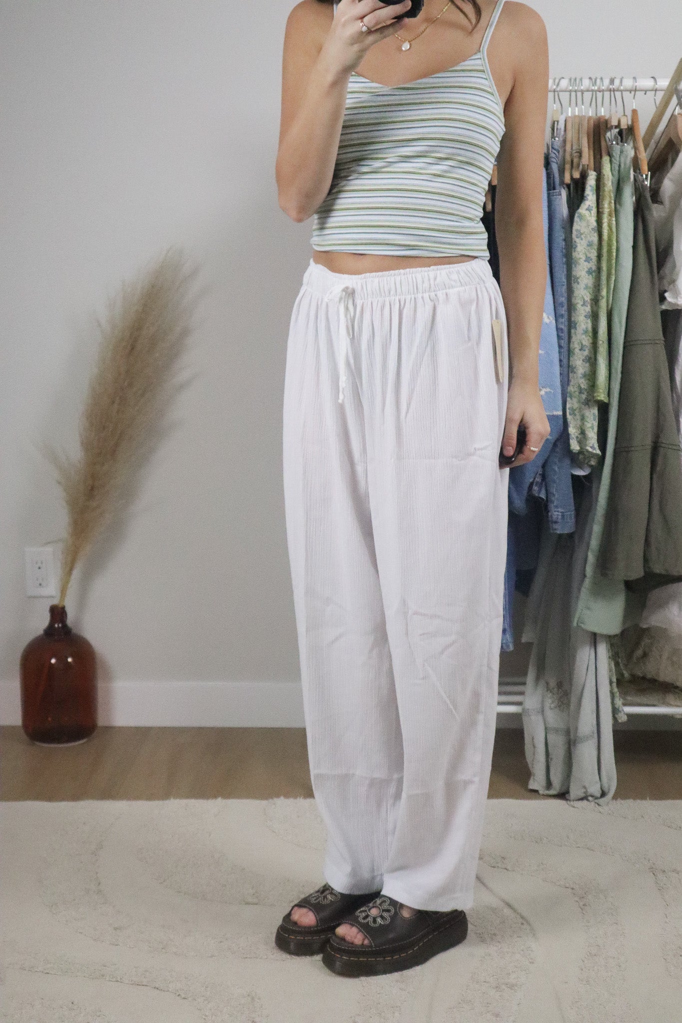 Made in Canada x Vintage x Deadstock Linen Blend Pants (4/6)