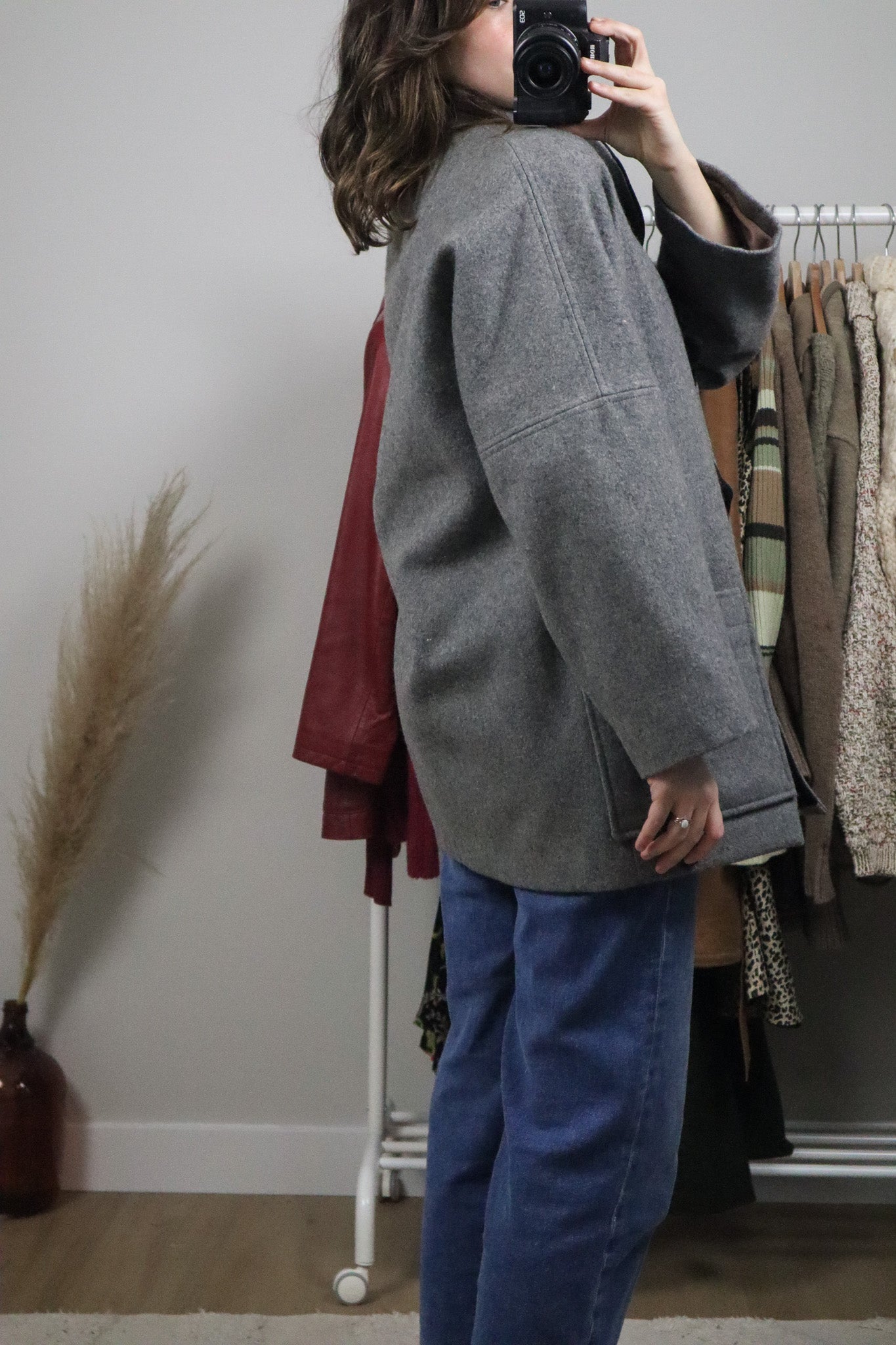 Made in Canada x Vintage x Wool Blend Coat (10-14)