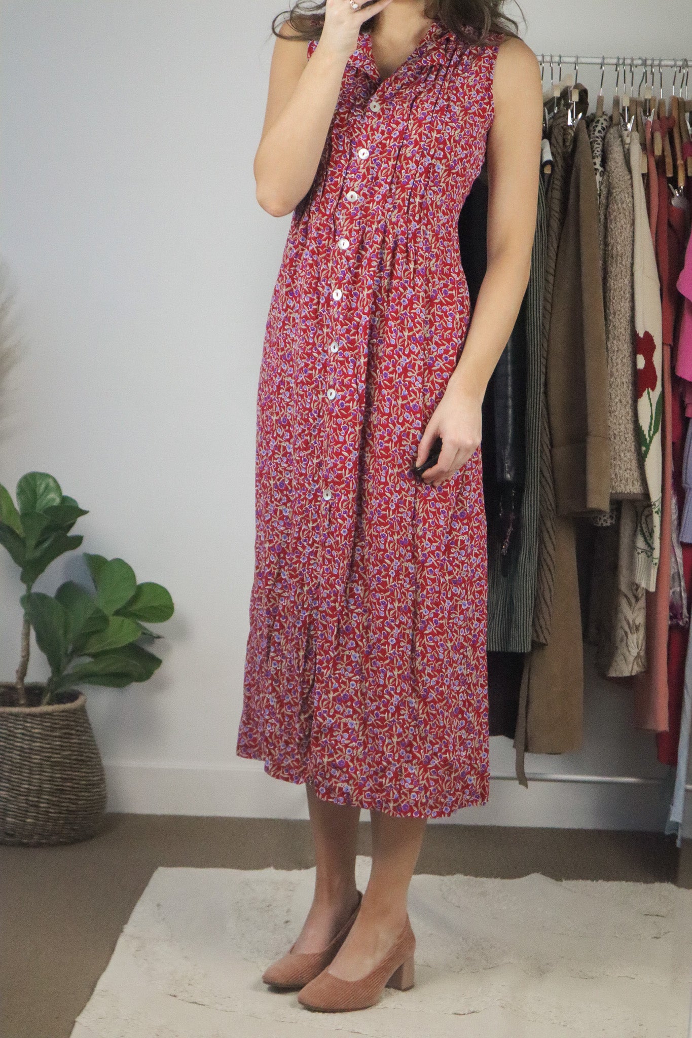 Vintage x Floral Maxi Dress (4)