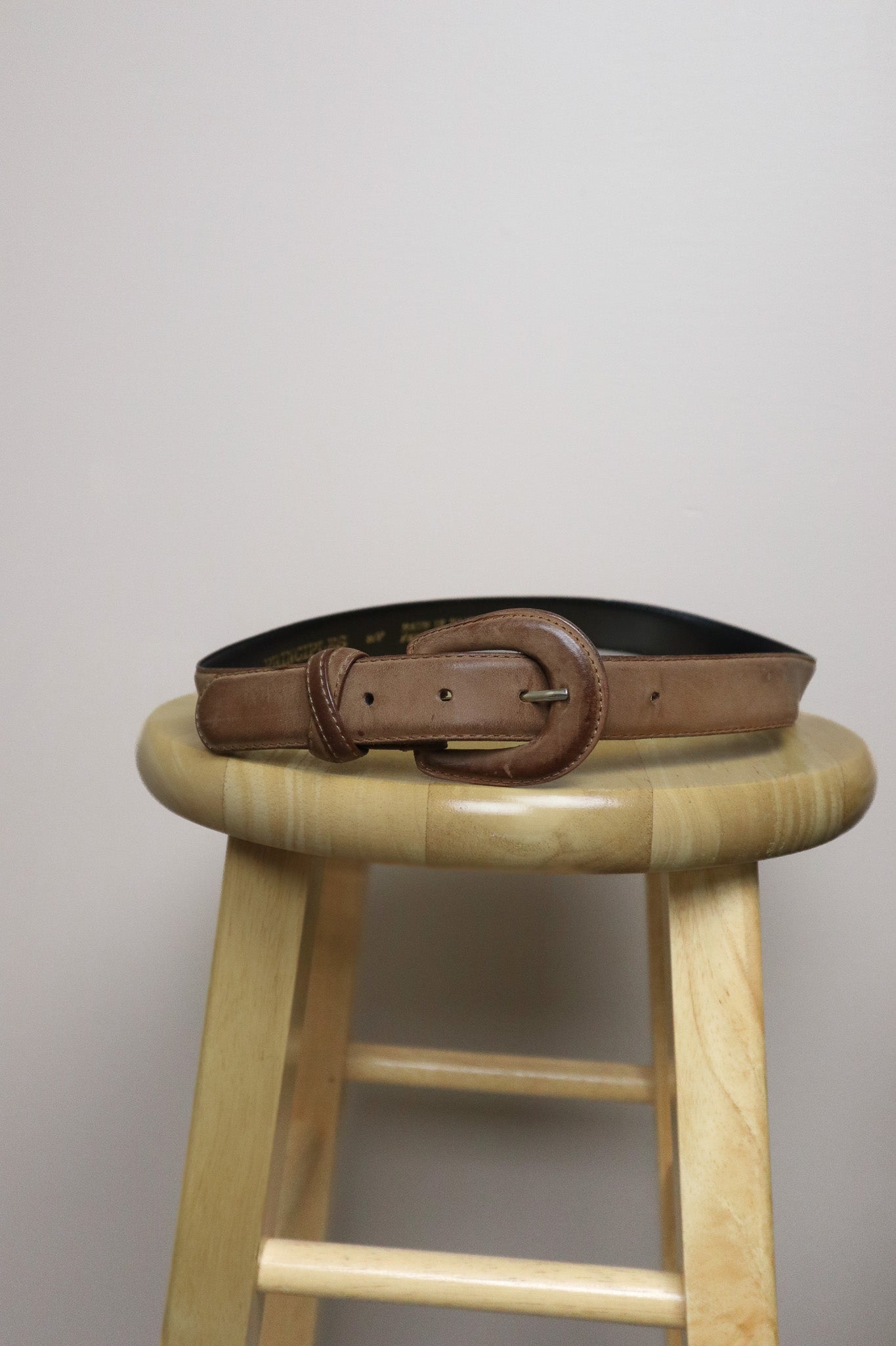Vintage x Leather Belt (XS)