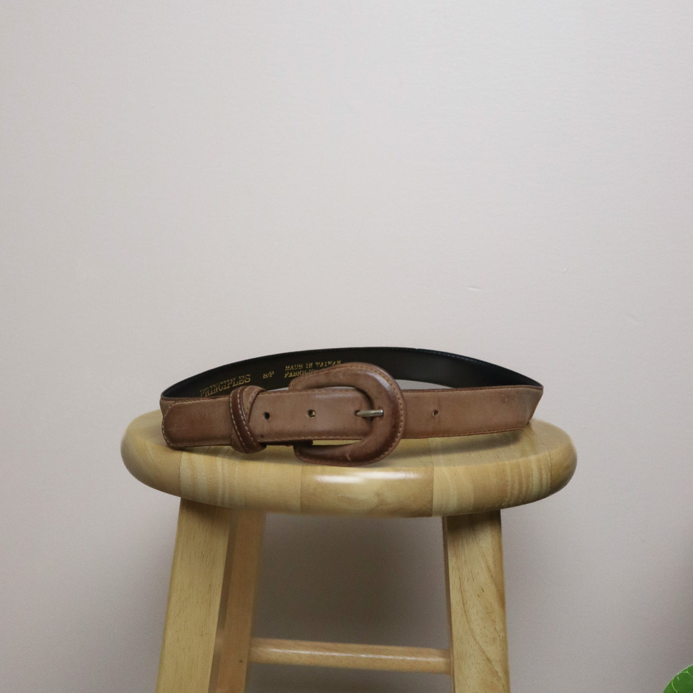 Vintage x Leather Belt (XS)