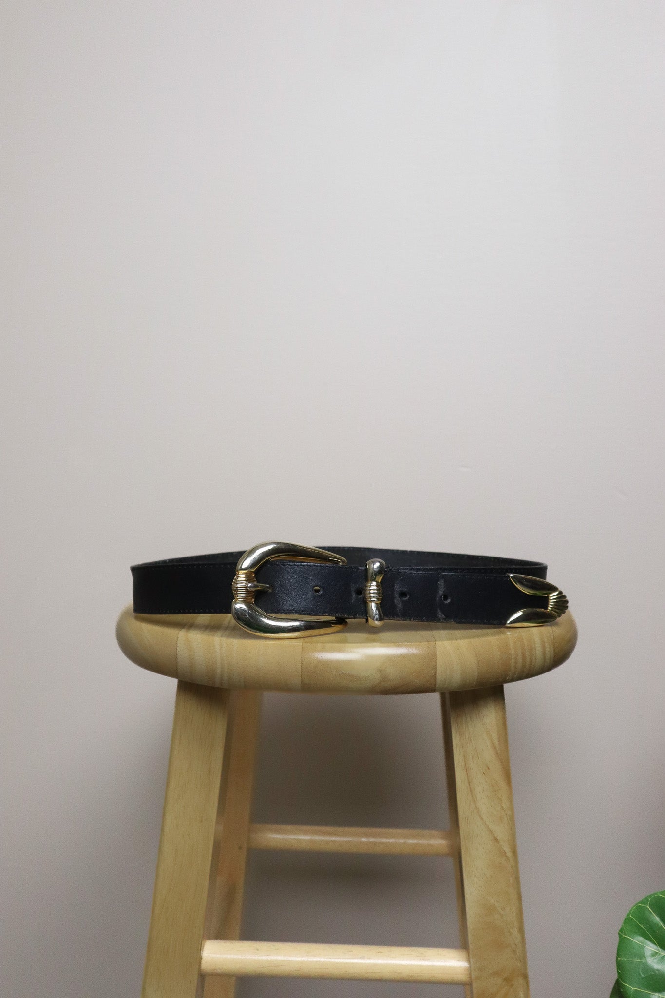 Vintage x Leather Belt (S)