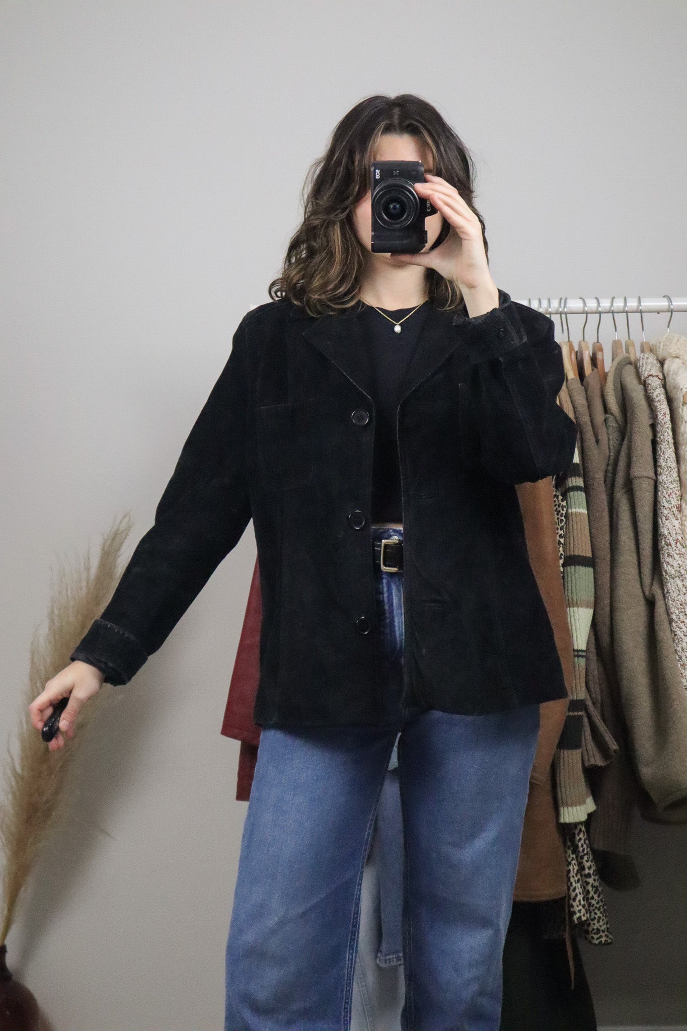 Vintage x Danier x Suede Blazer (M)