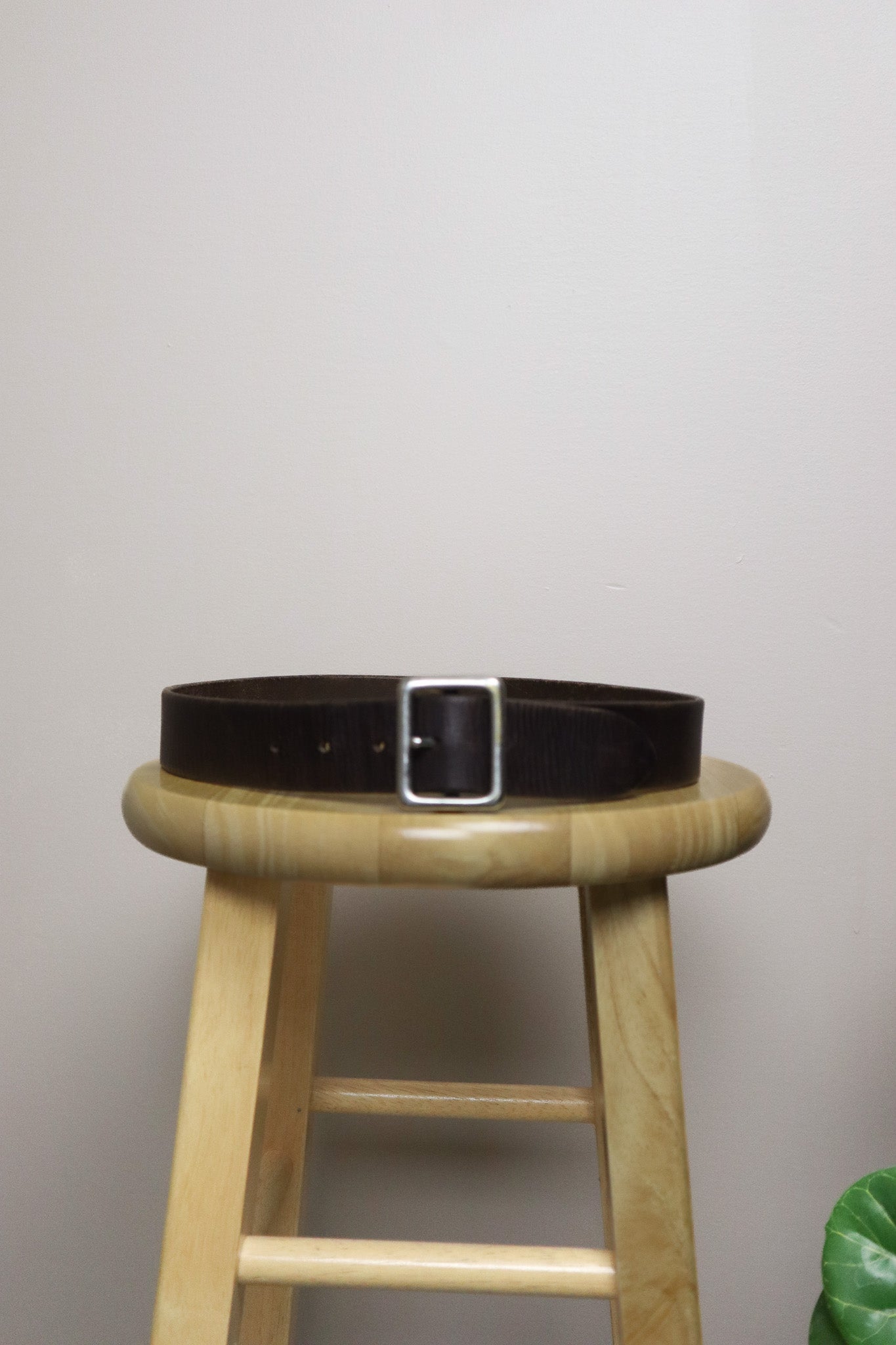 Vintage x Leather Belt (XS/S)