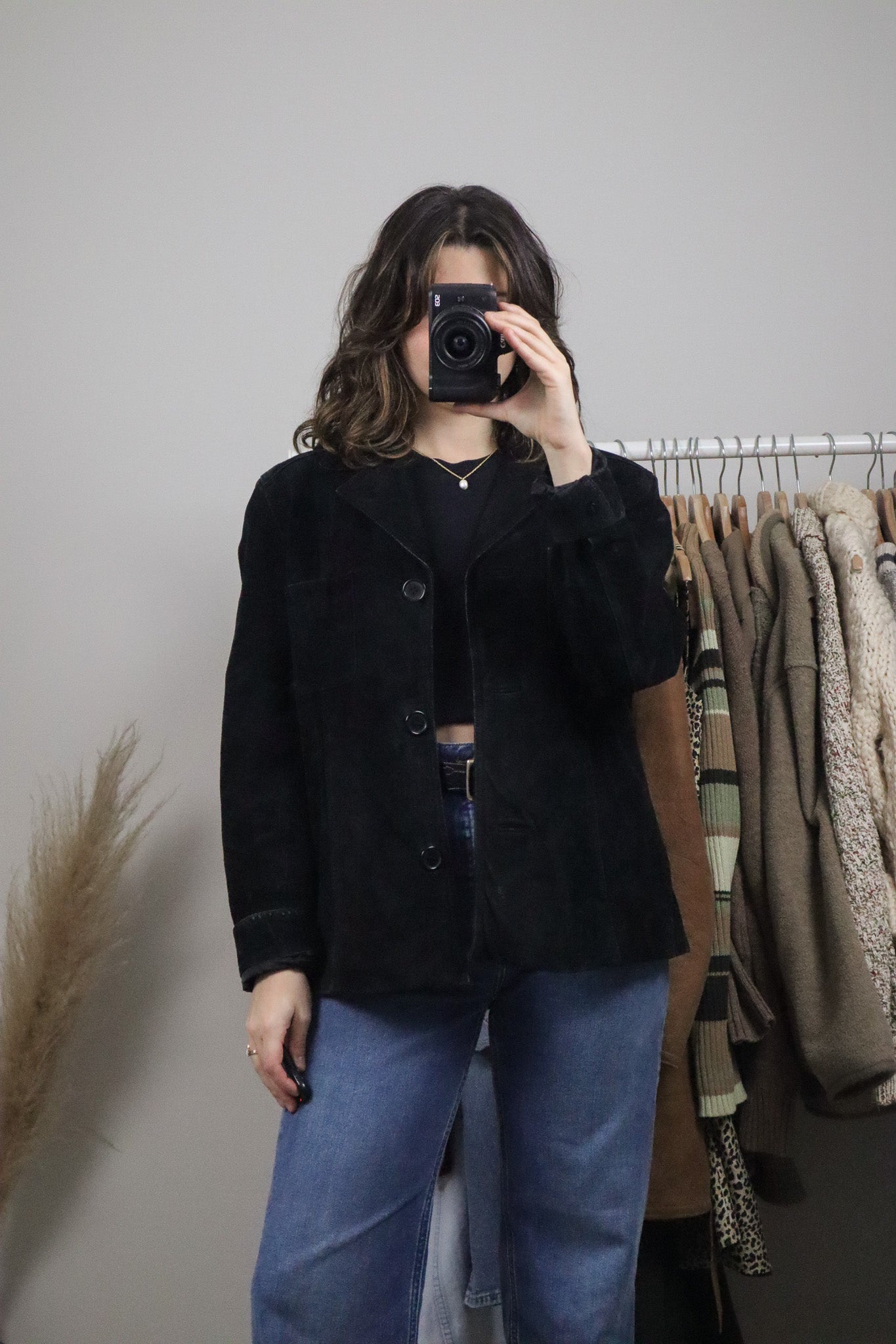Vintage x Danier x Suede Blazer (M)