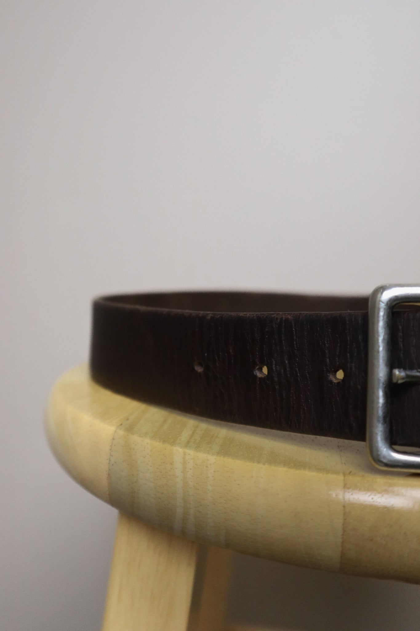 Vintage x Leather Belt (XS/S)