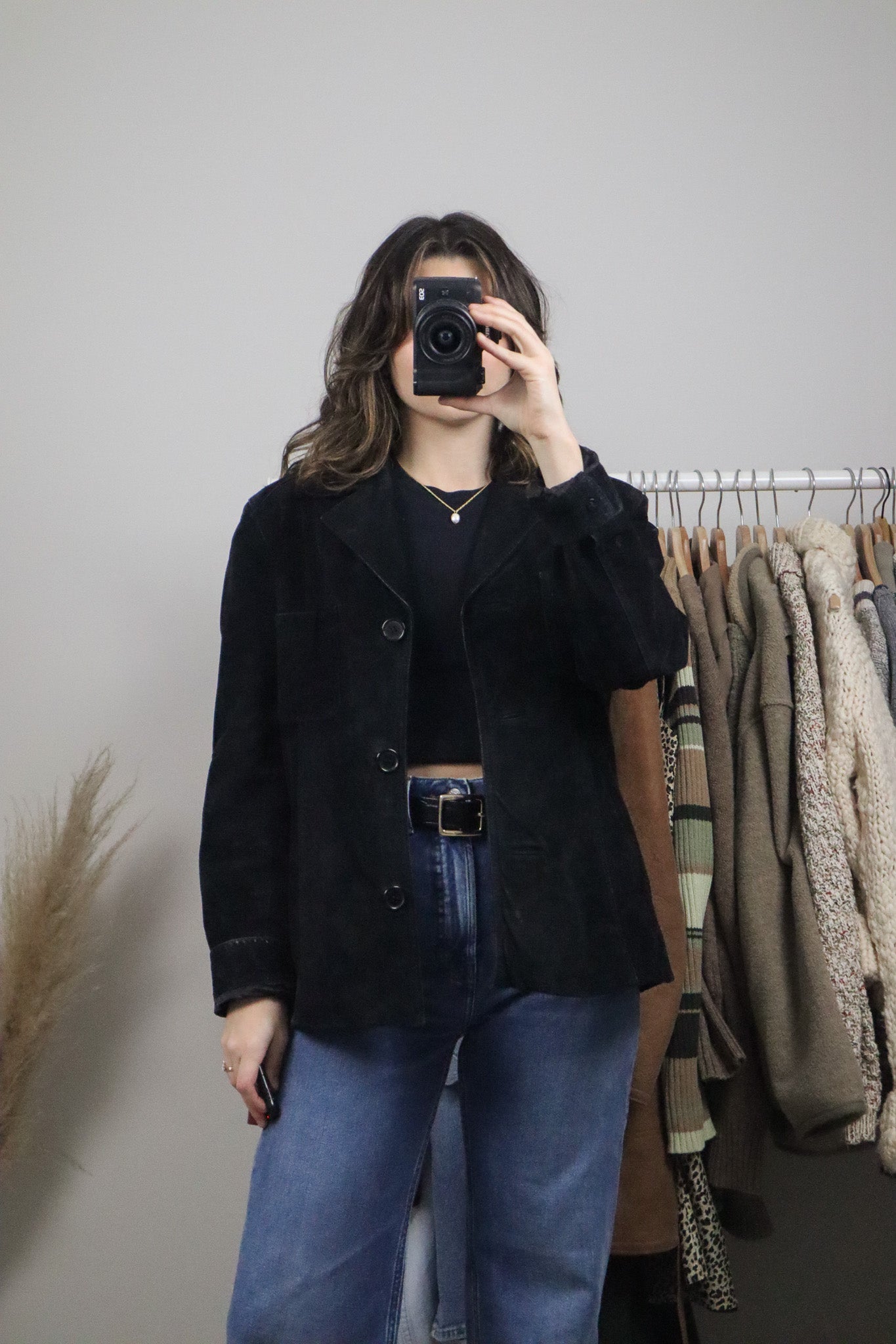 Vintage x Danier x Suede Blazer (M)