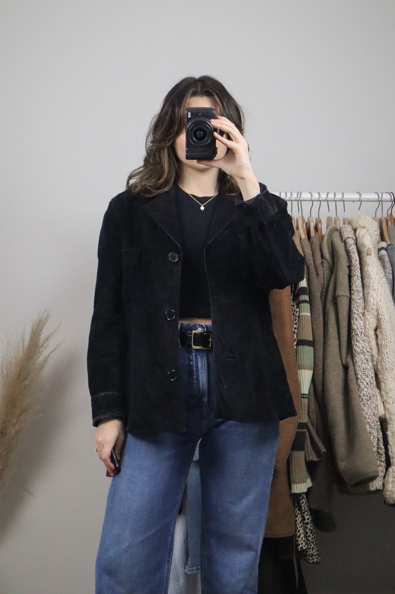 Vintage x Danier x Suede Blazer (M)