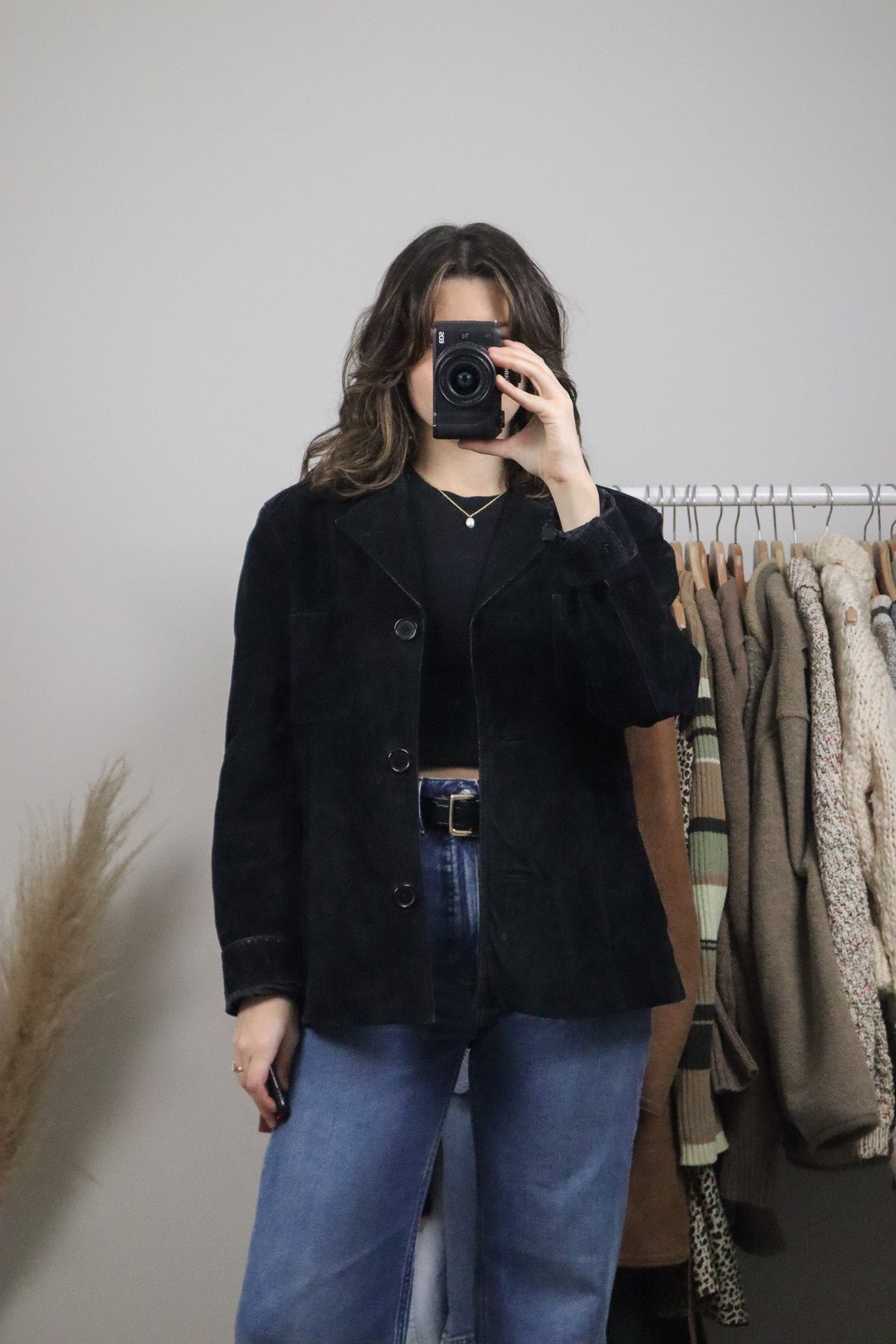 Vintage x Danier x Suede Blazer (M)