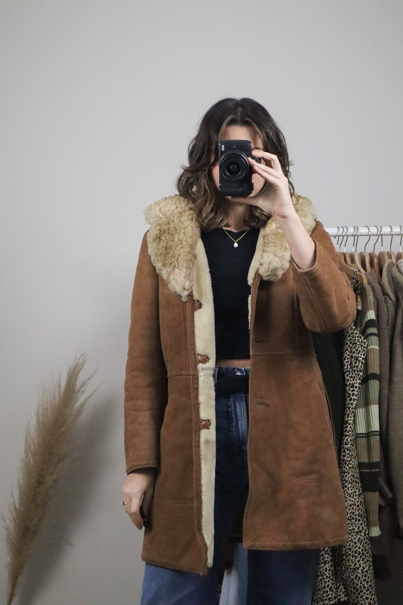 Made in Canada x Vintage x Suede & Fur Coat 70s Coat (4/6)