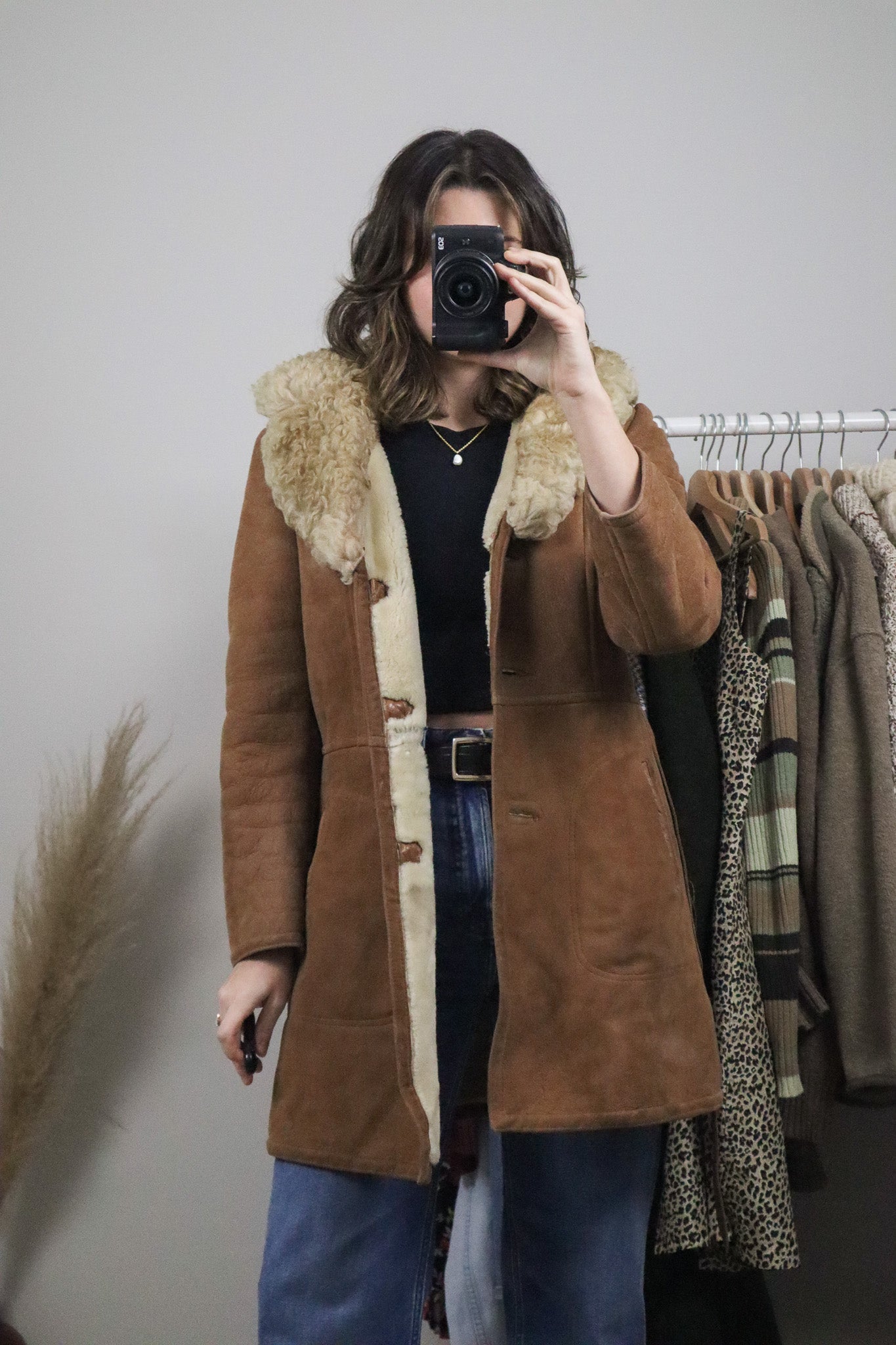 Made in Canada x Vintage x Suede & Fur Coat 70s Coat (4/6)