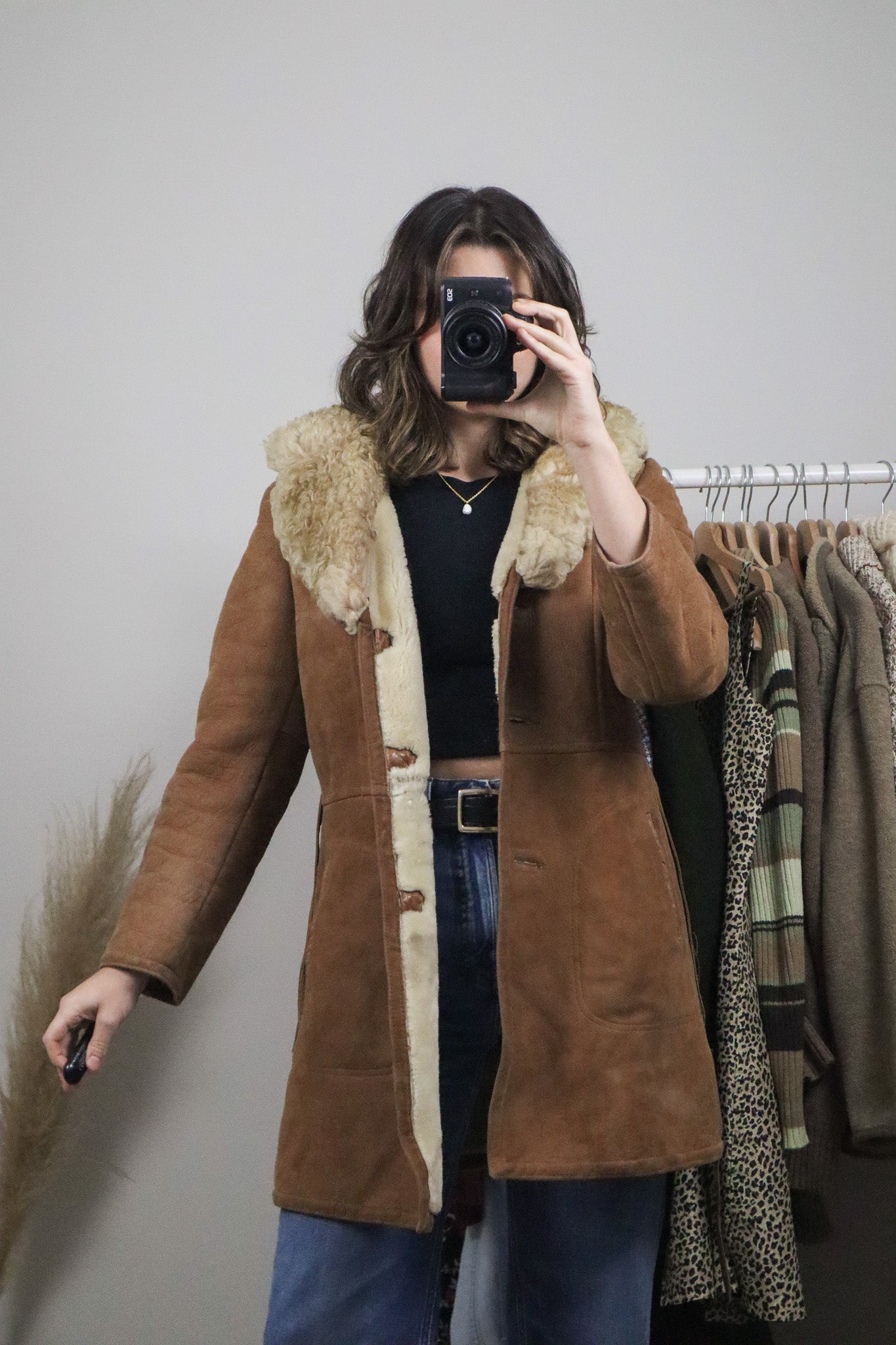 Made in Canada x Vintage x Suede & Fur Coat 70s Coat (4/6)