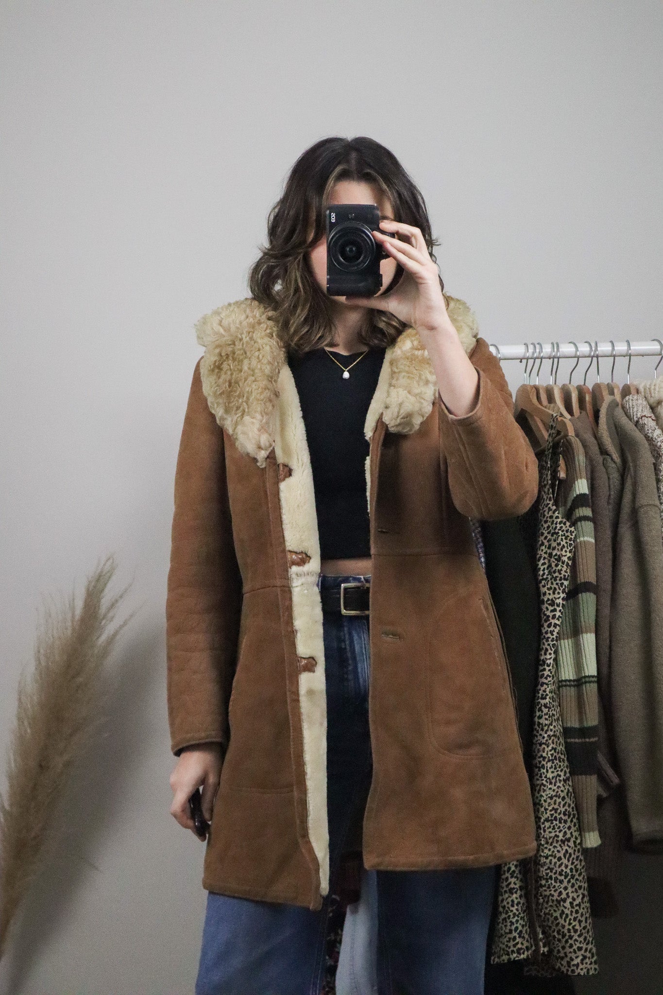 Made in Canada x Vintage x Suede & Fur Coat 70s Coat (4/6)