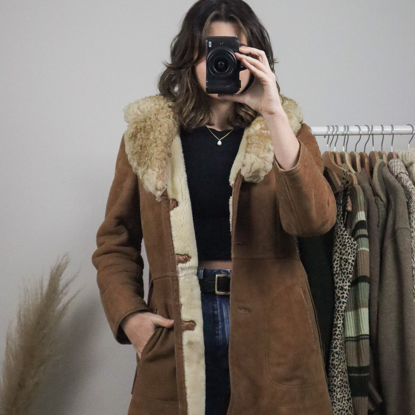 Made in Canada x Vintage x Suede & Fur Coat 70s Coat (4/6)