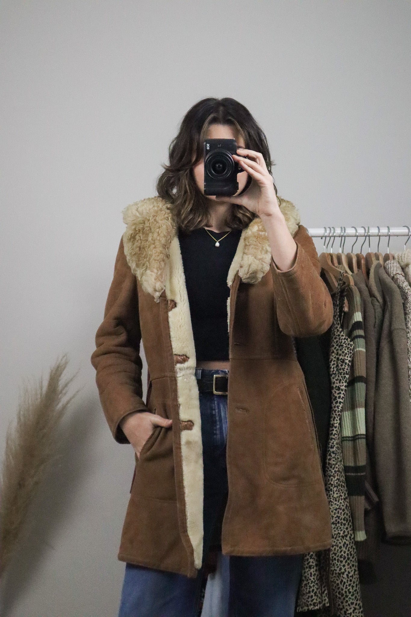 Made in Canada x Vintage x Suede & Fur Coat 70s Coat (4/6)