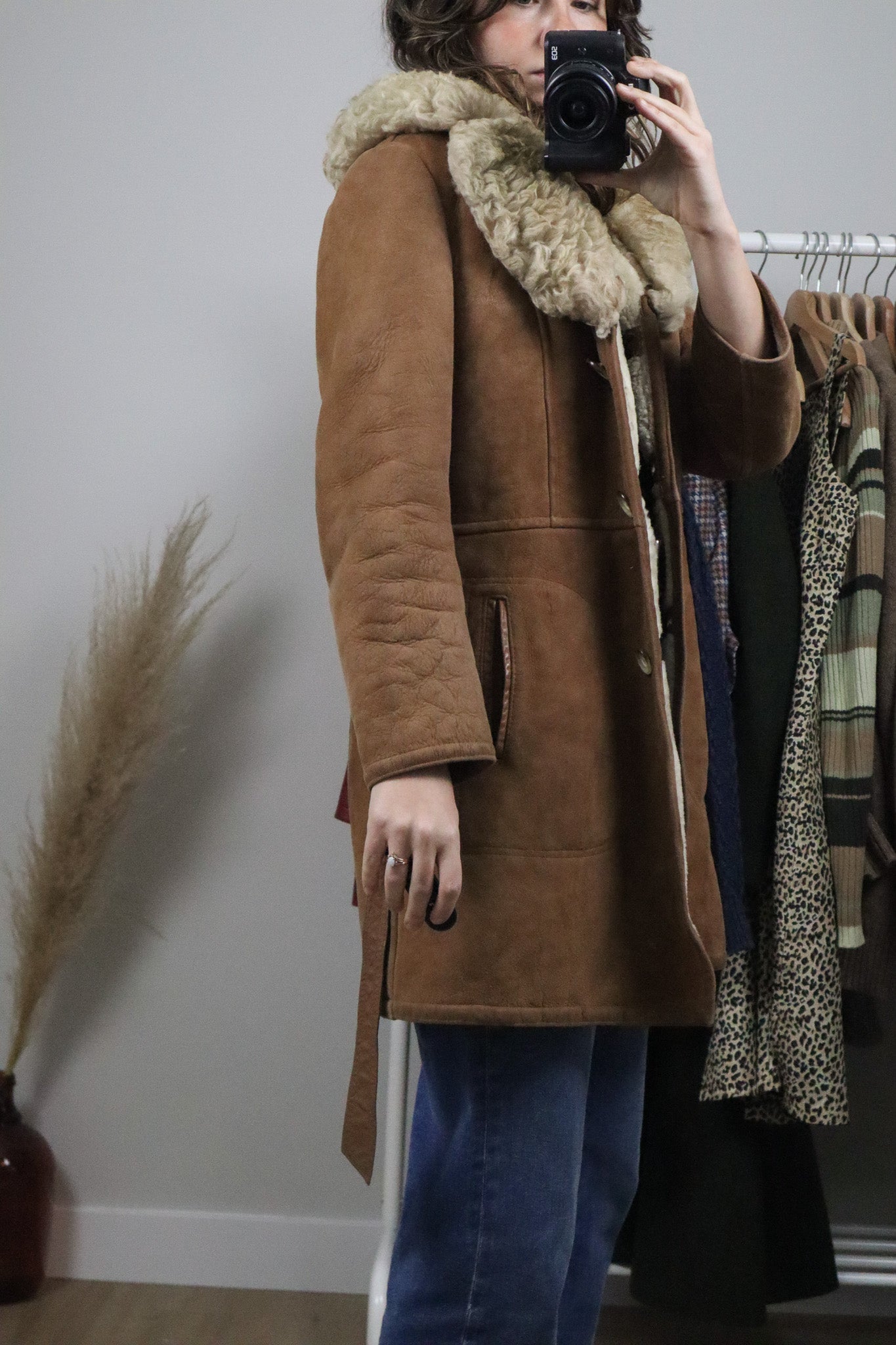 Made in Canada x Vintage x Suede & Fur Coat 70s Coat (4/6)