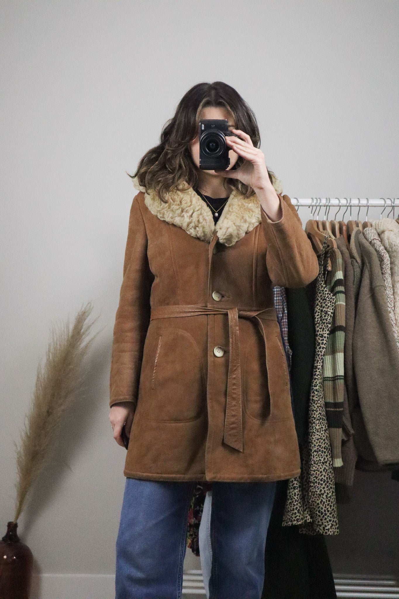 Made in Canada x Vintage x Suede & Fur Coat 70s Coat (4/6)