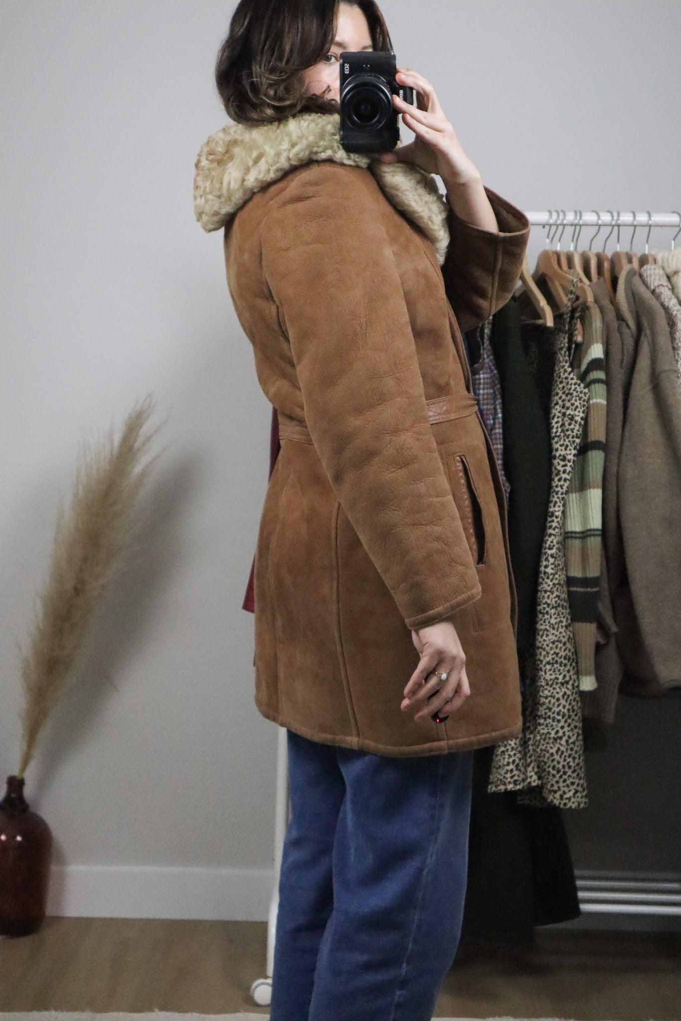 Made in Canada x Vintage x Suede & Fur Coat 70s Coat (4/6)