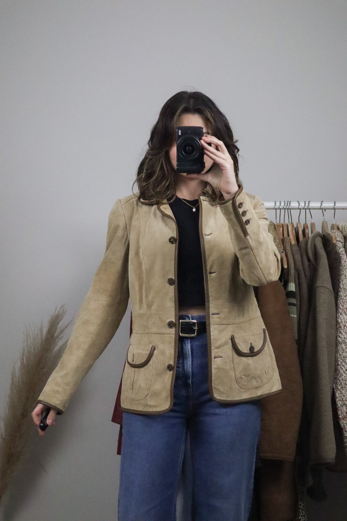 Vintage x Suede Blazer (S)