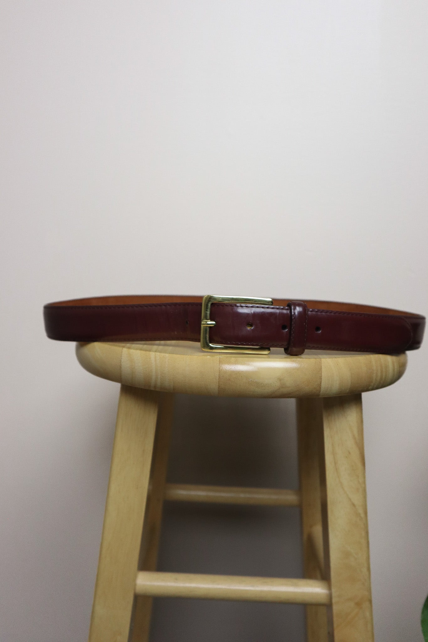Vintage x Leather Belt (L)