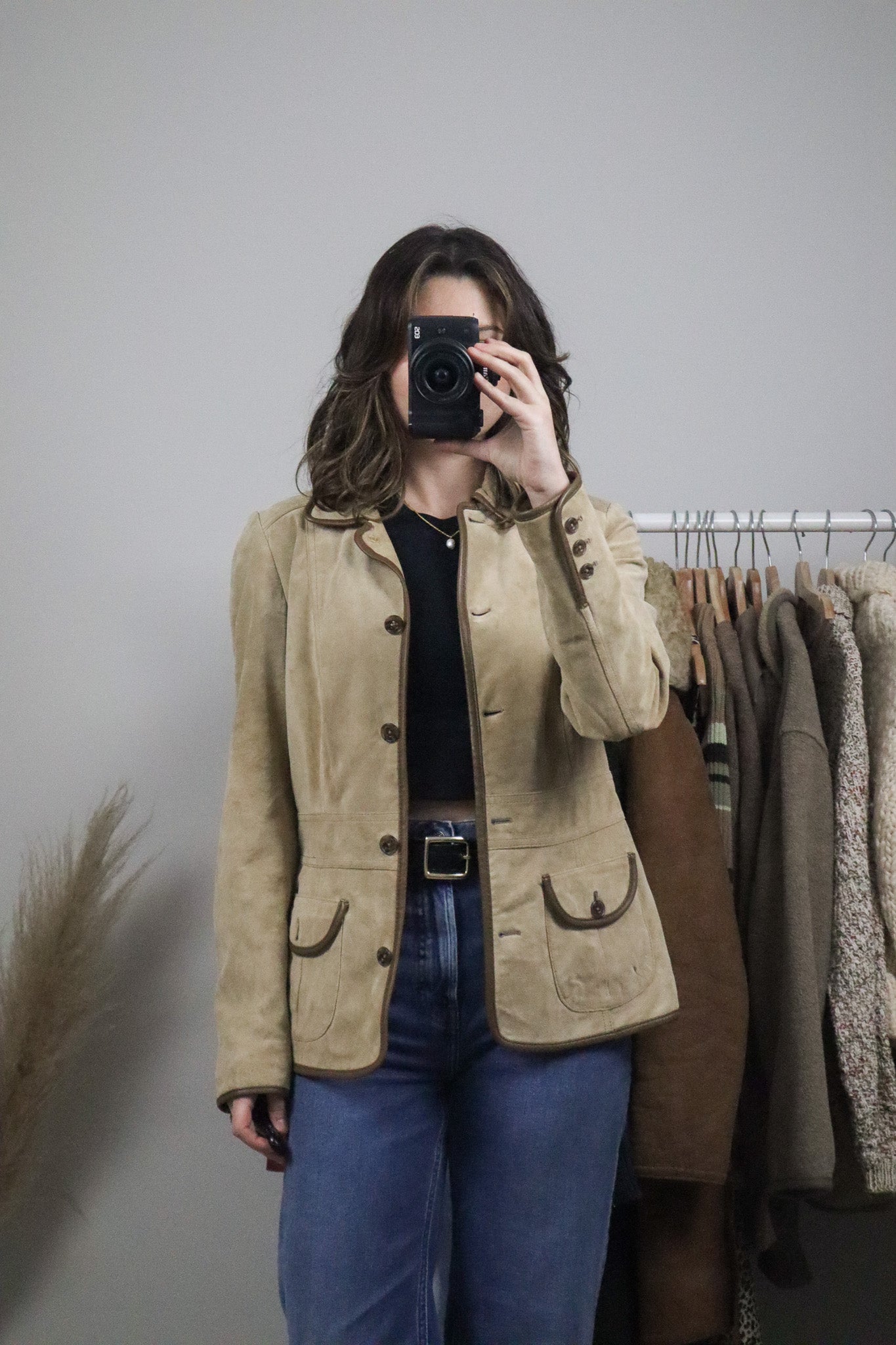 Vintage x Suede Blazer (S)