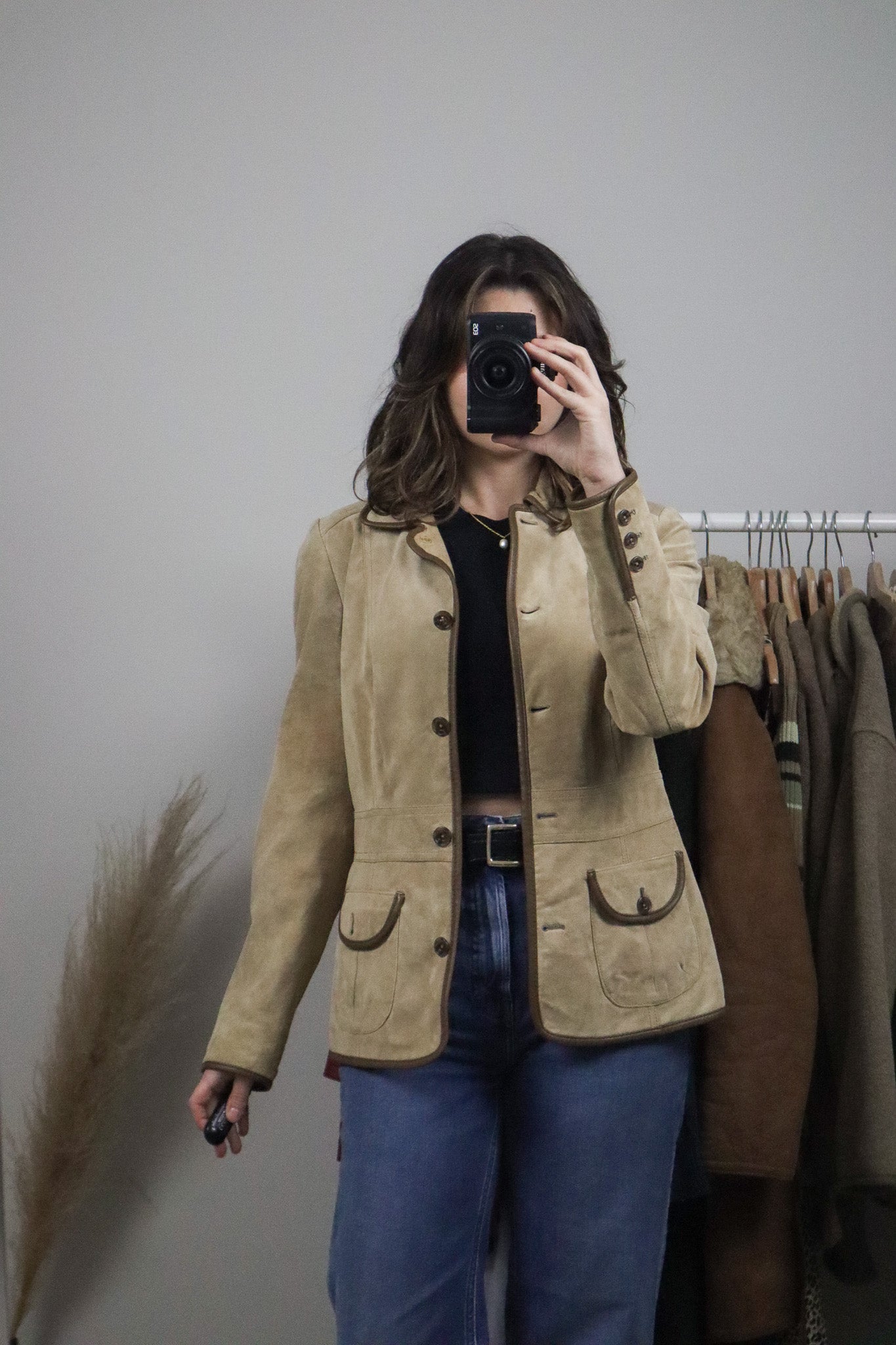 Vintage x Suede Blazer (S)