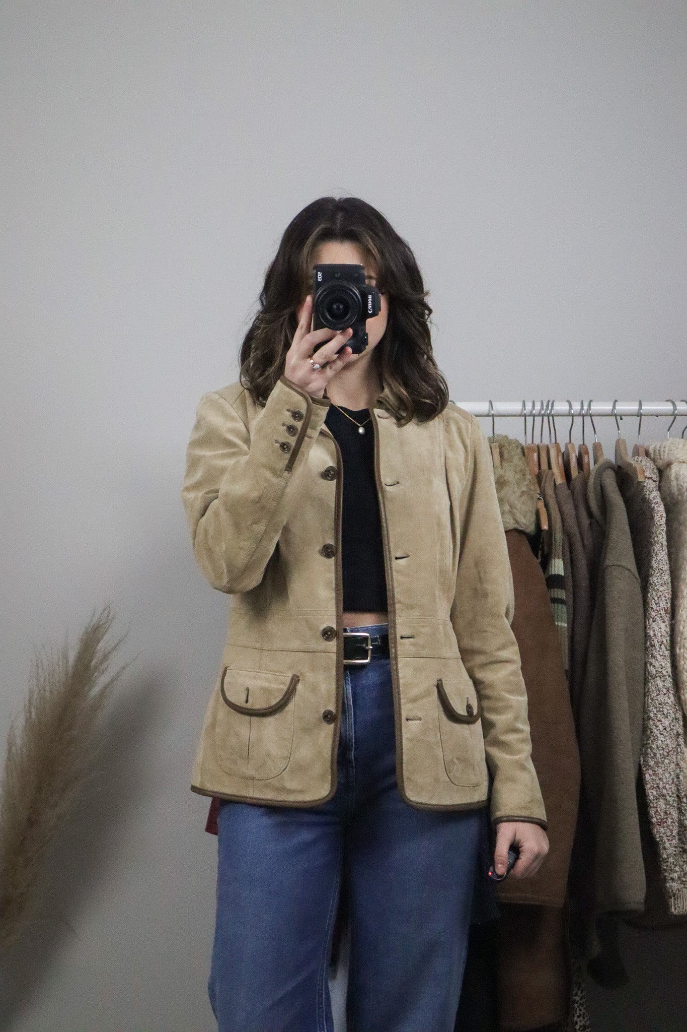 Vintage x Suede Blazer (S)