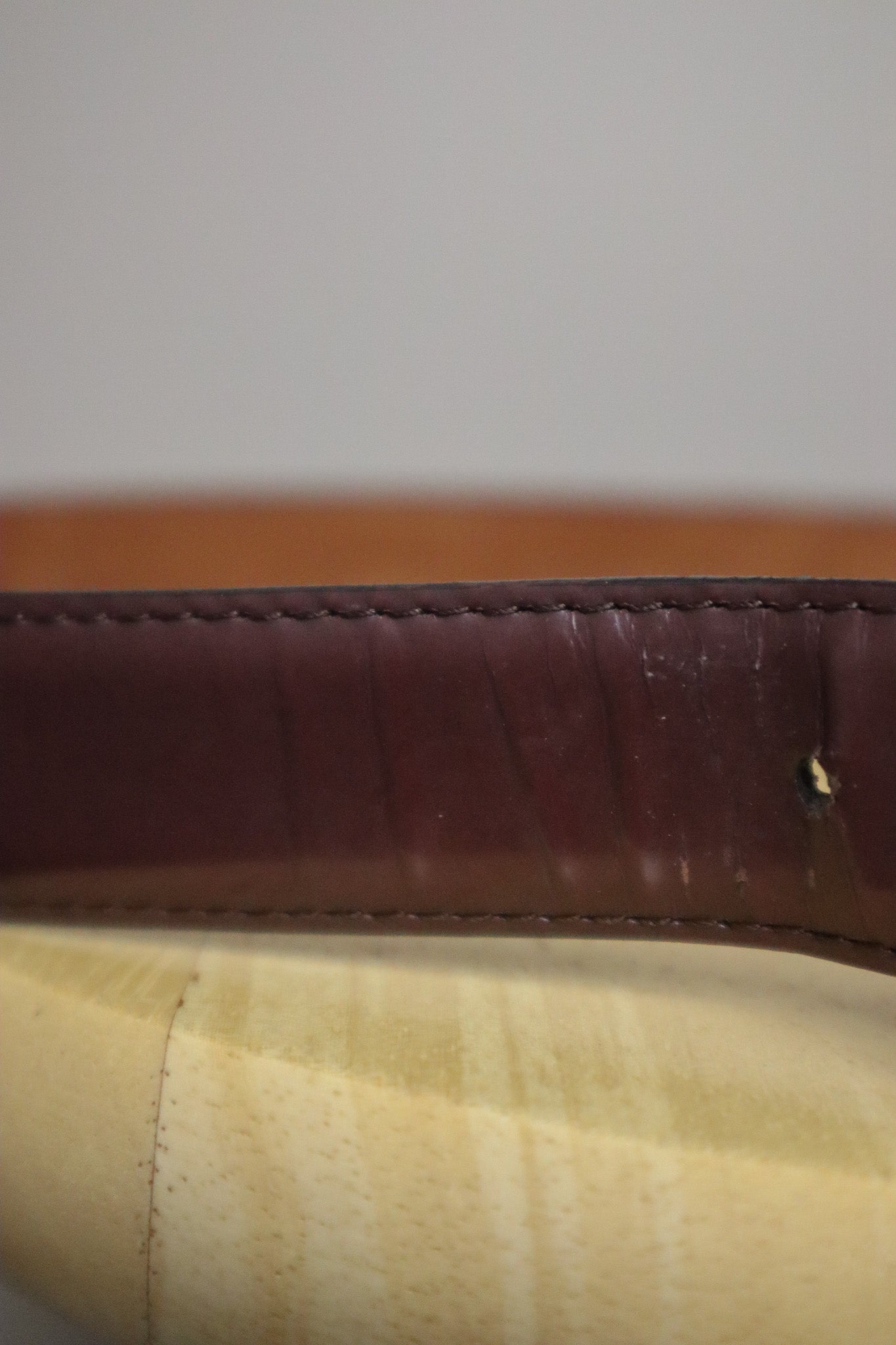 Vintage x Leather Belt (L)