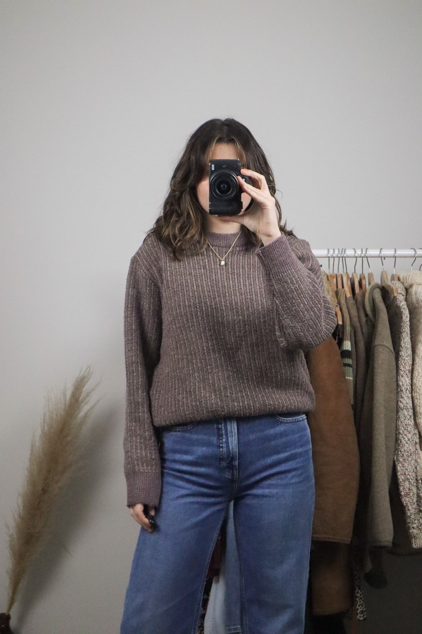 Vintage x Textured Wool Blend Knit (S)
