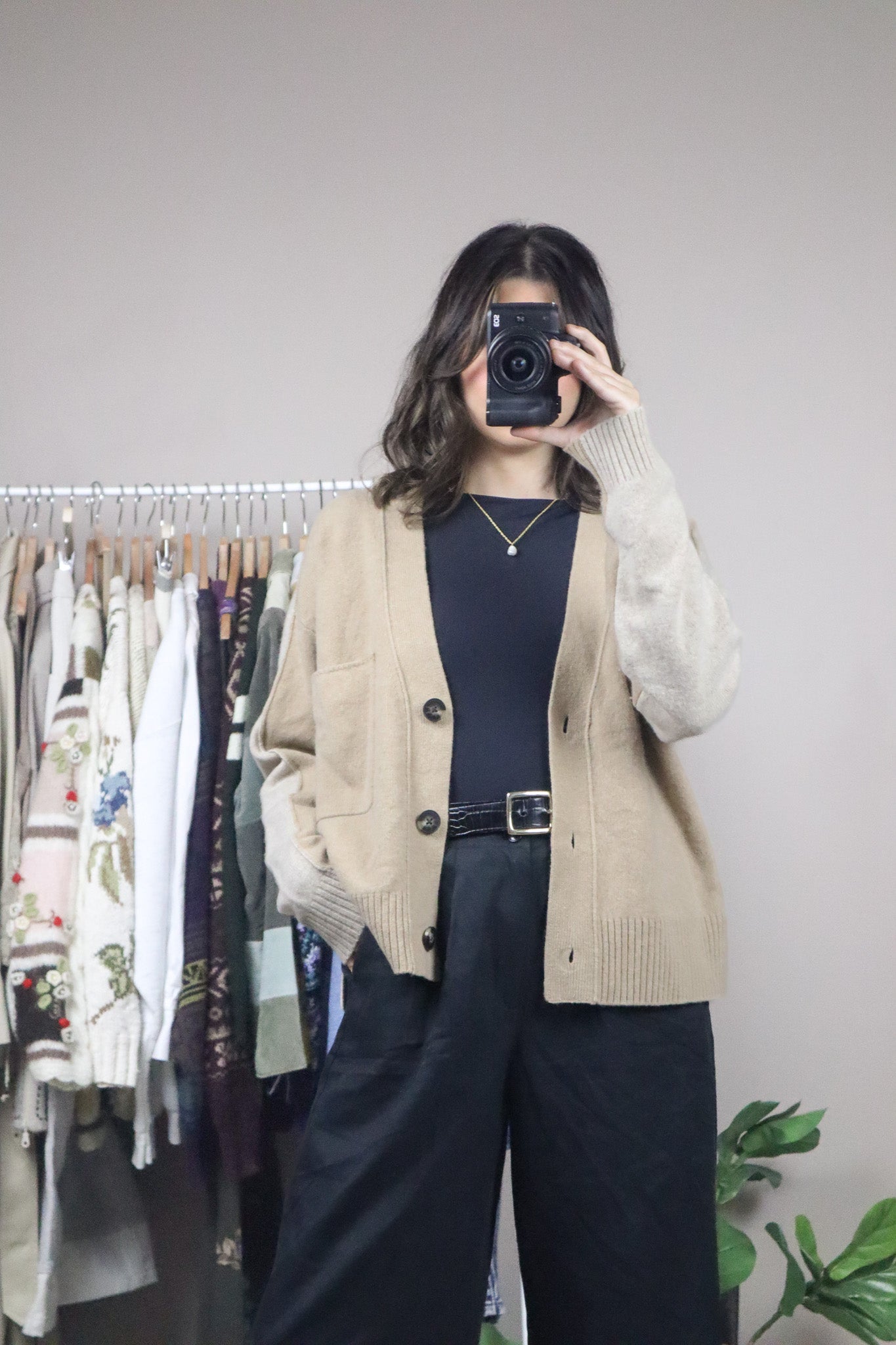 Everlane x Two-Toned Wool Cardigan (M)