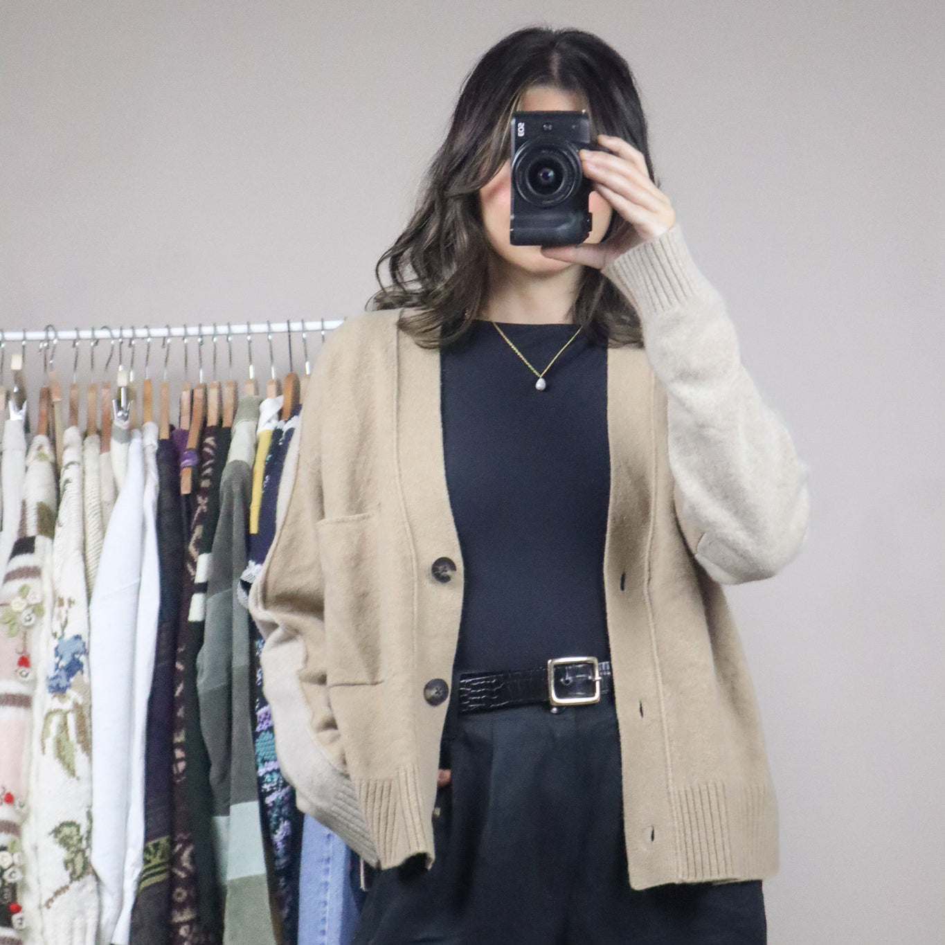 Everlane x Two-Toned Wool Cardigan (M)