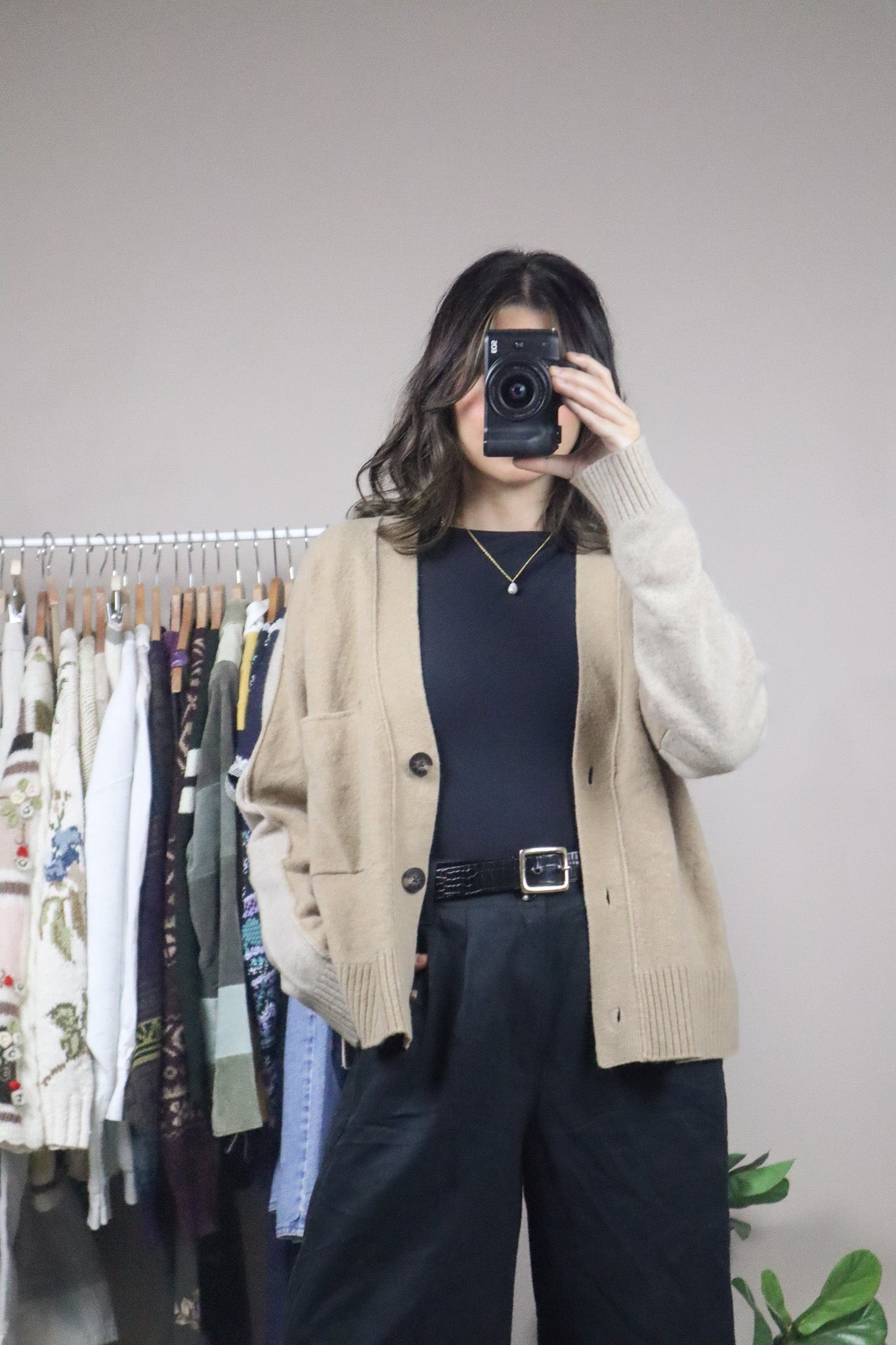 Everlane x Two-Toned Wool Cardigan (M)