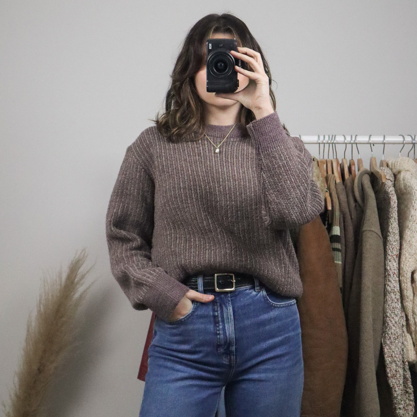 Vintage x Textured Wool Blend Knit (S)