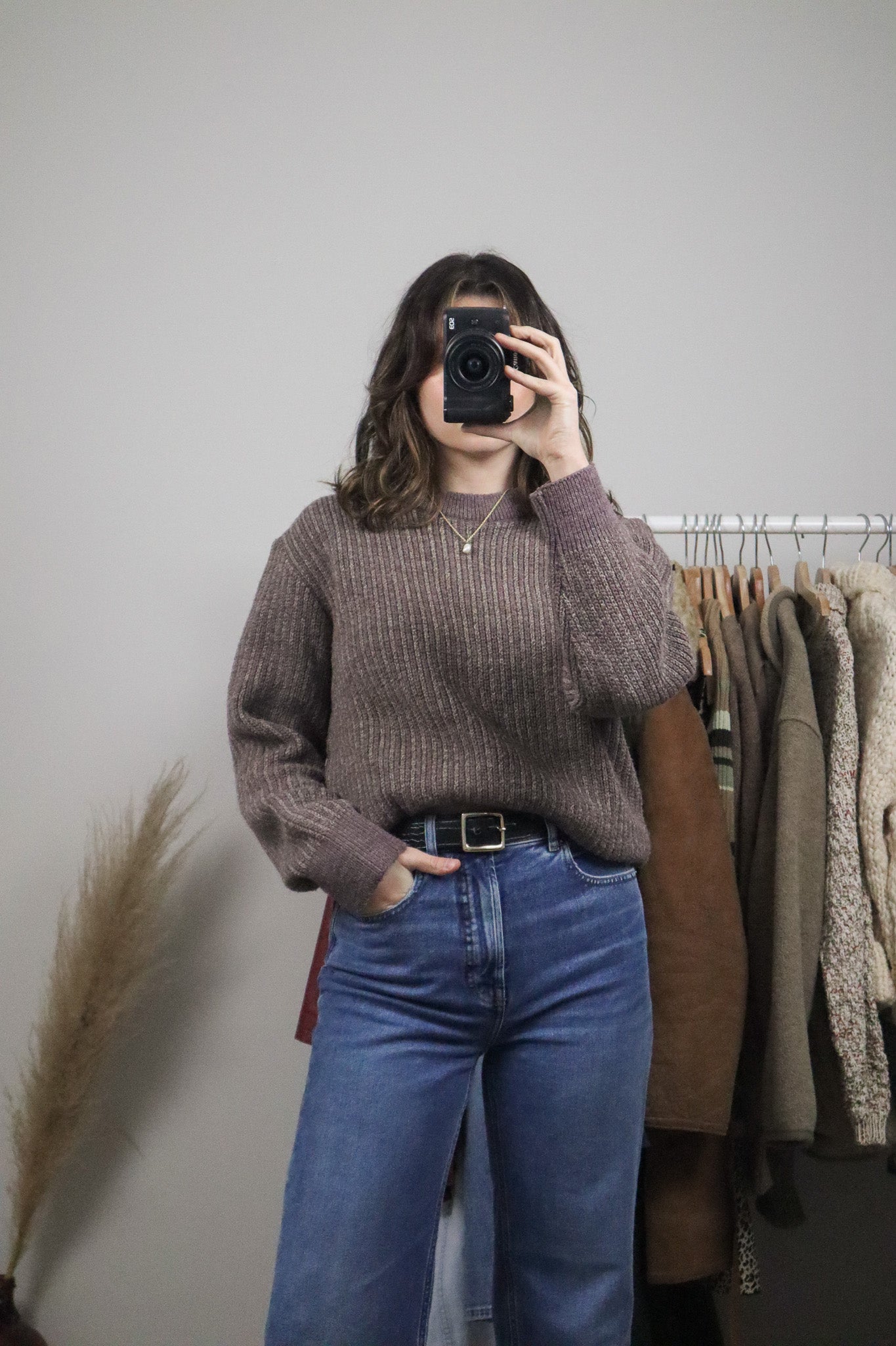 Vintage x Textured Wool Blend Knit (S)