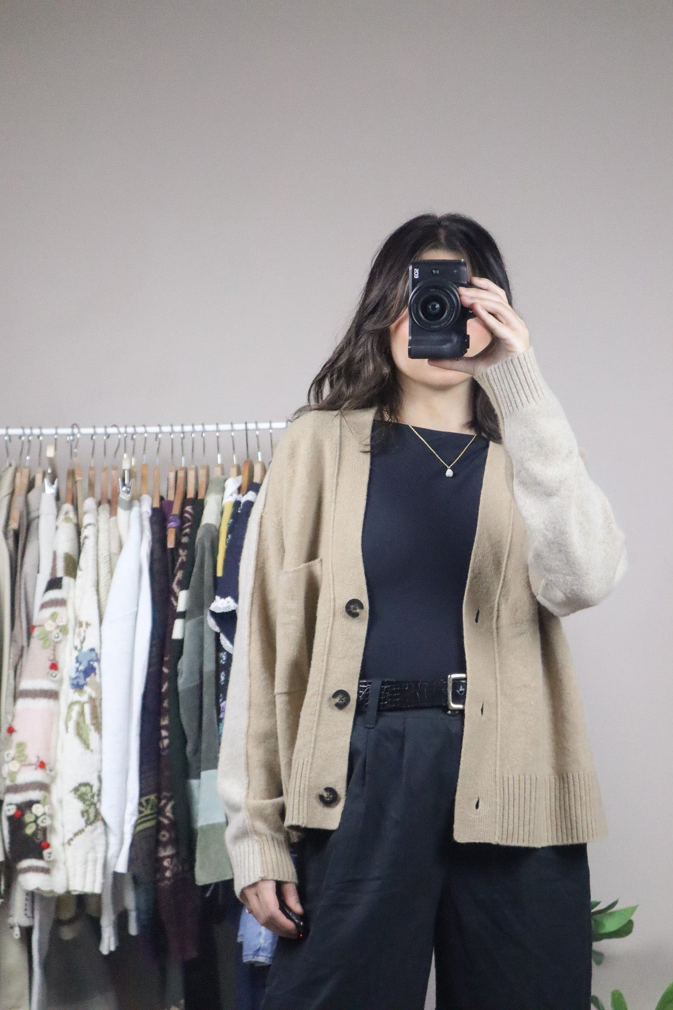 Everlane x Two-Toned Wool Cardigan (M)