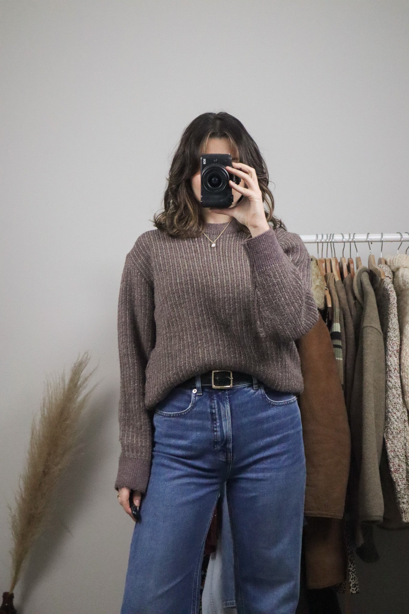 Vintage x Textured Wool Blend Knit (S)