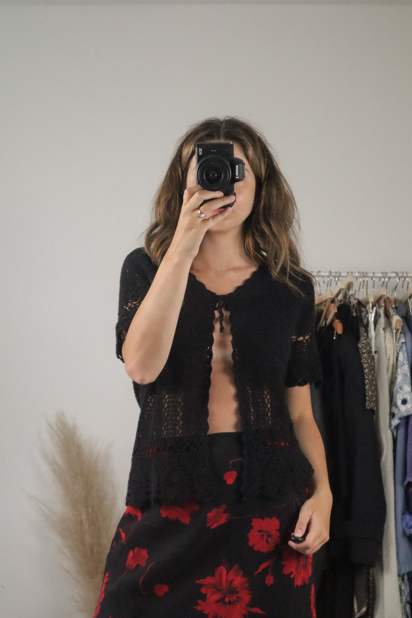Vintage x Crochet Cardi (S/M)