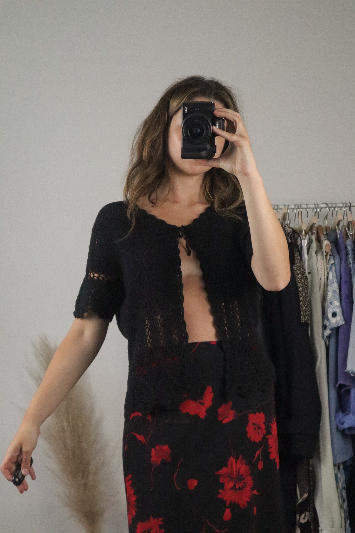 Vintage x Crochet Cardi (S/M)