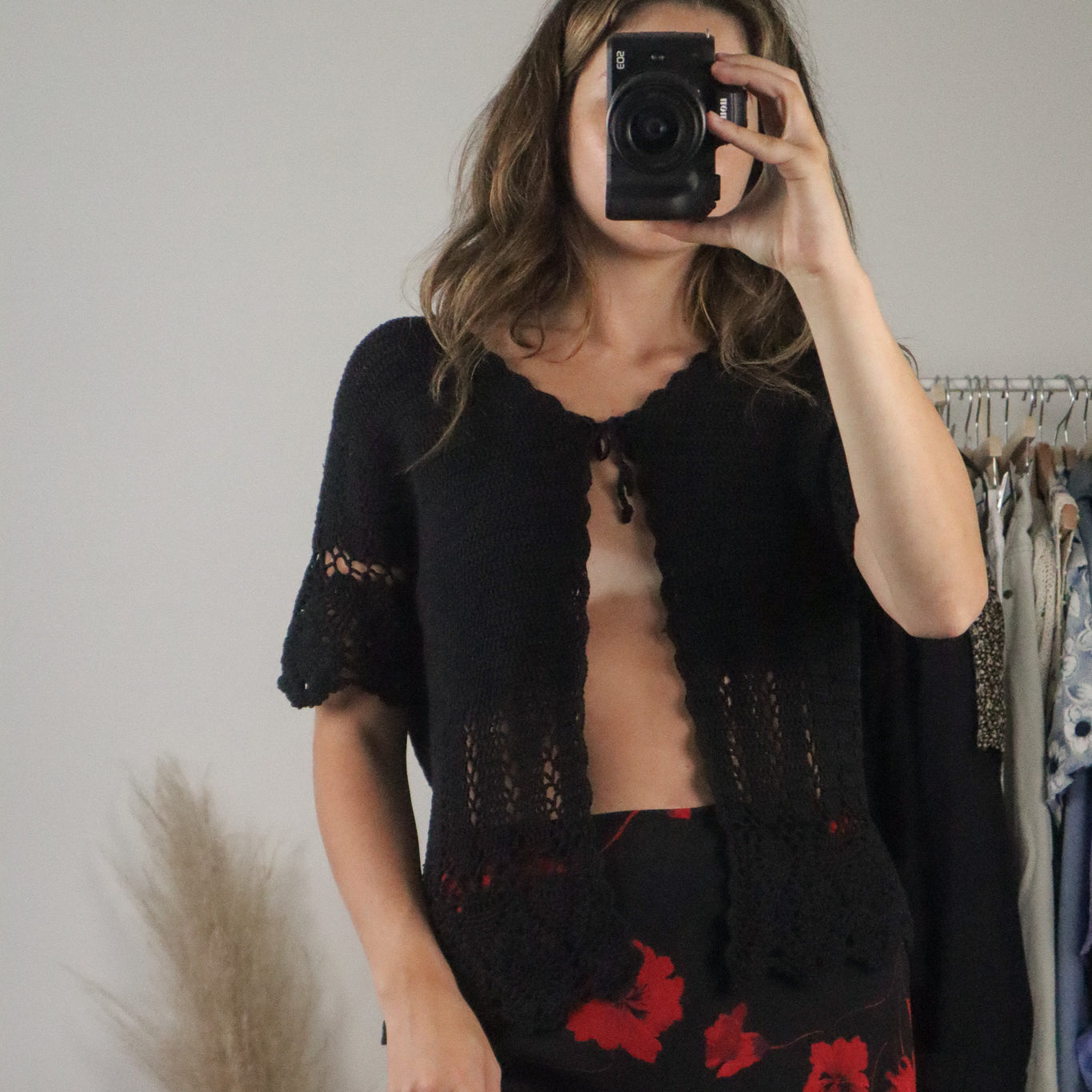 Vintage x Crochet Cardi (S/M)